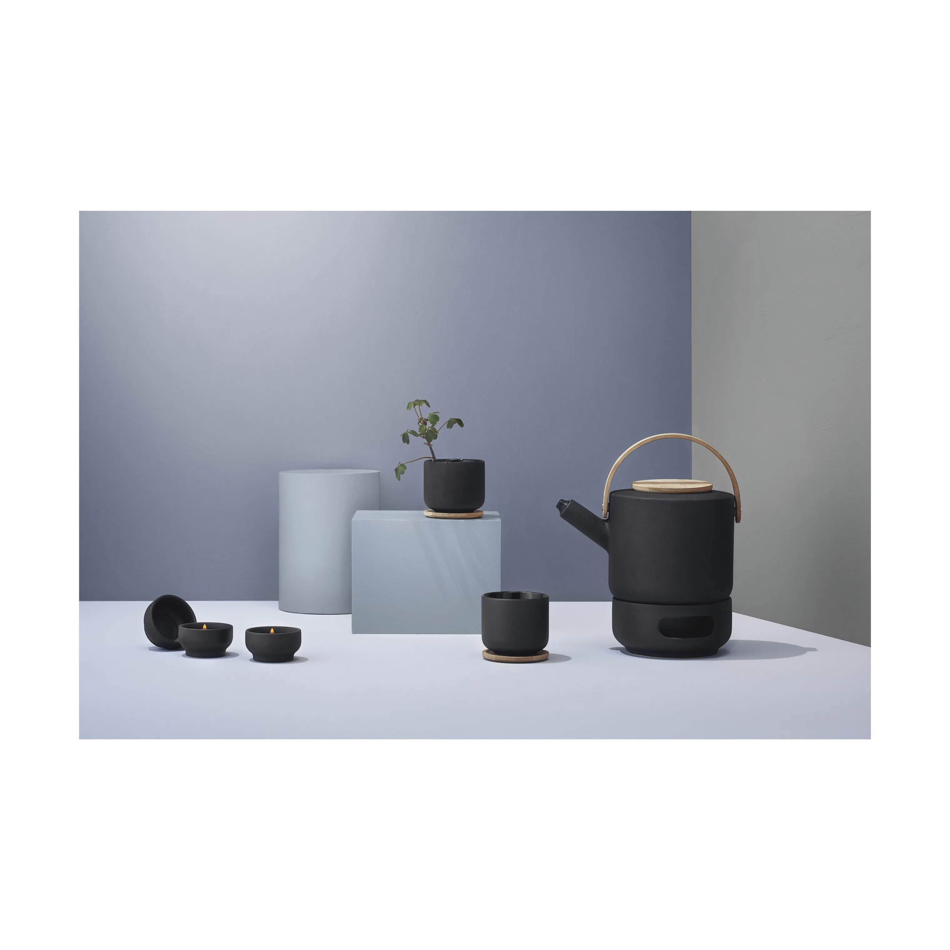 Stelton Tekander Theo Tekande i Sort, 1.2 L, 2