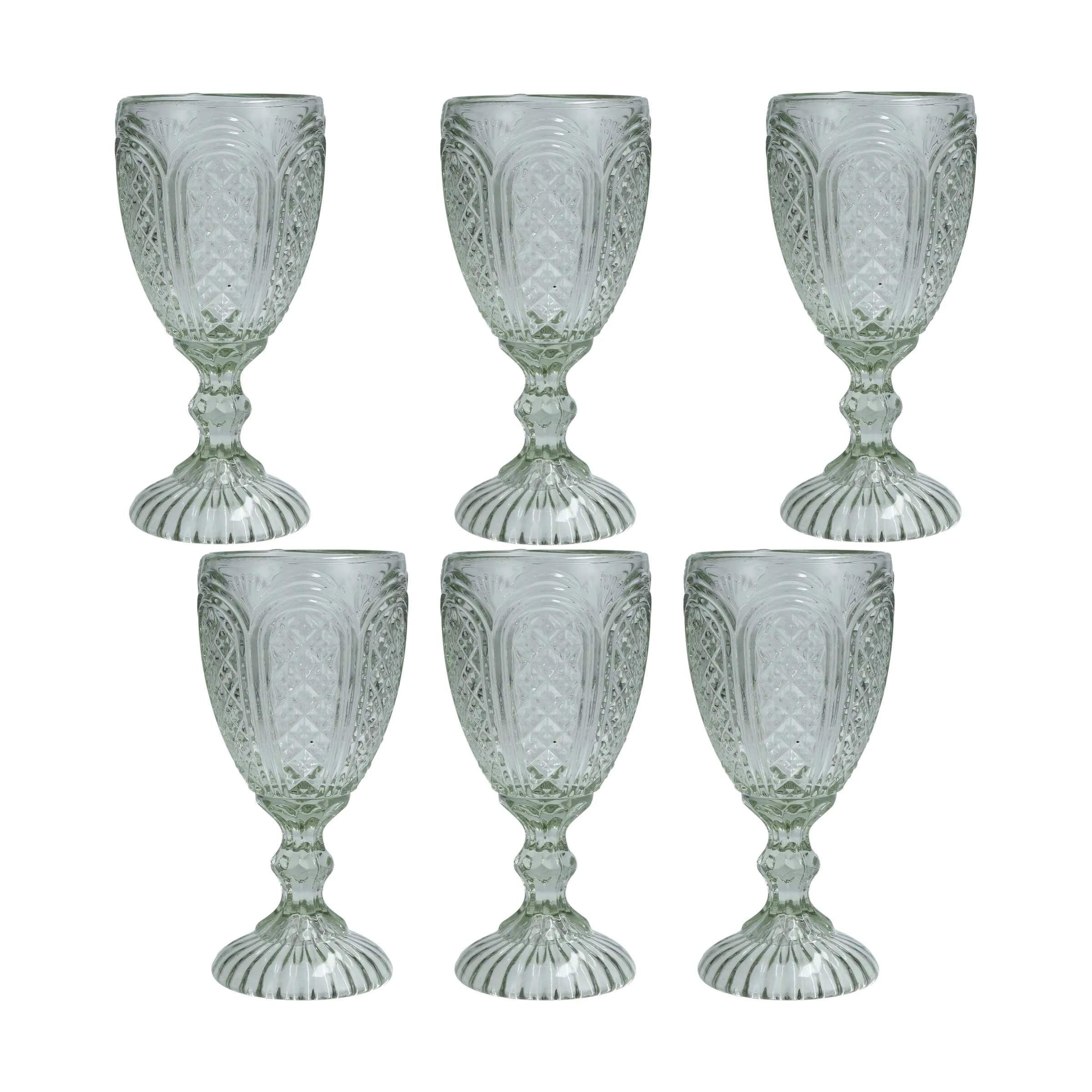 Fortessa Hvidvinsglas Carousel Vinglas - 6 stk. i Grøn, 1
