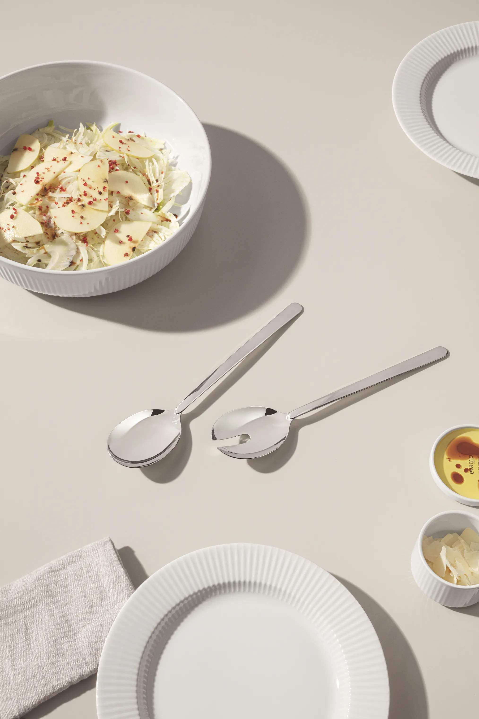 Eva Trio Salatbestik Legio Nova Salatbestik - 2 dele i Stål, 2