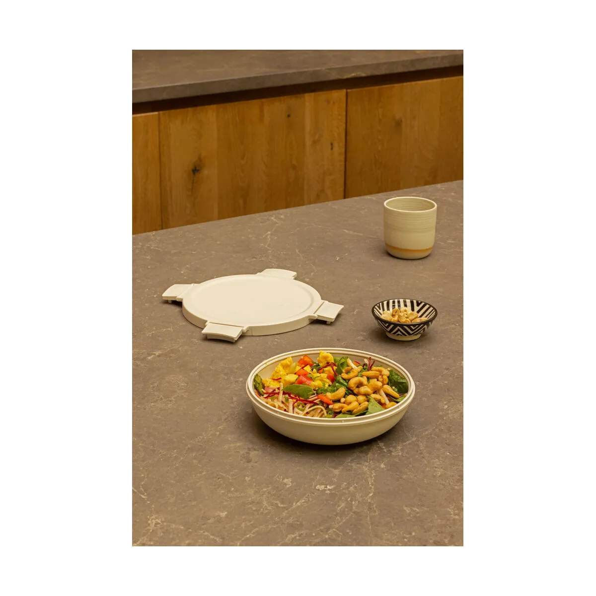 Brabantia Madkasser Make & Take Salatskål i Soft Beige, 1 L, 3