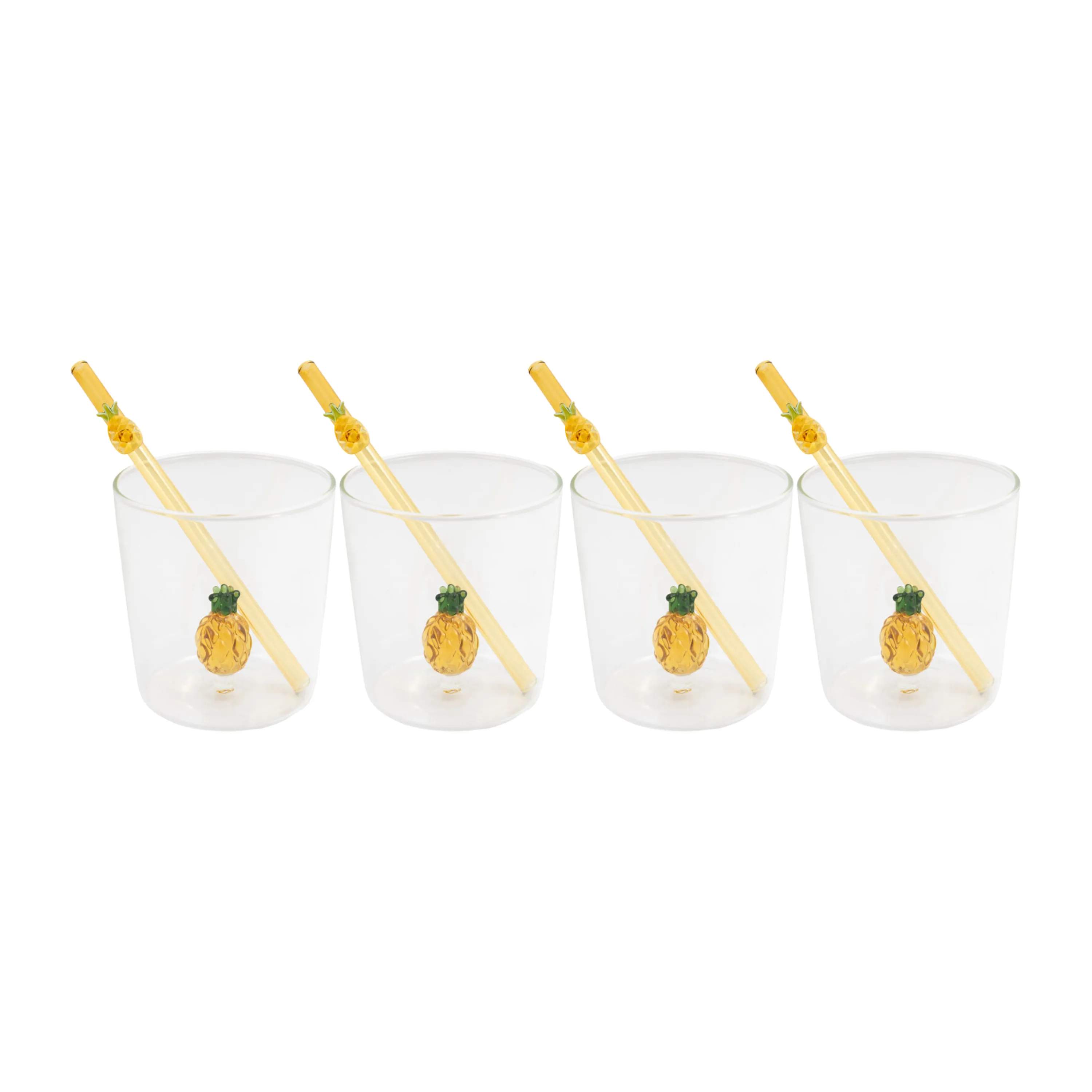 Point Virgule Vandglas Vandglas - 4 stk. i Ananas, 1