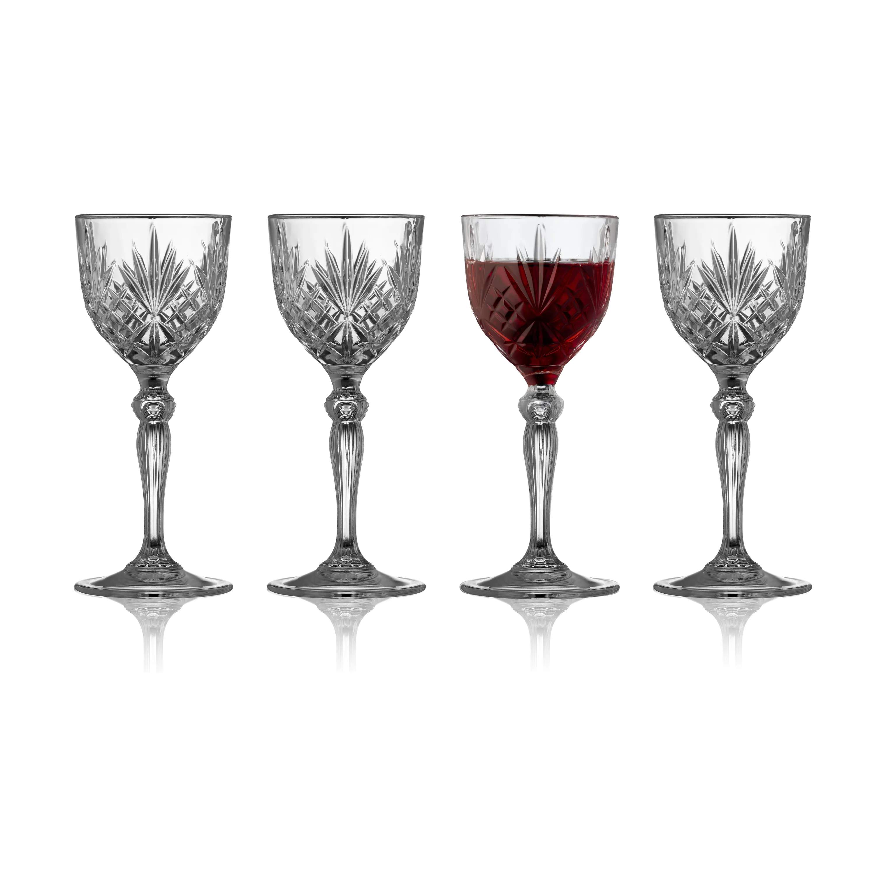 Lyngby Glas Portvinsglas Melodia Portvinsglas - 4 stk. i Klar, 1