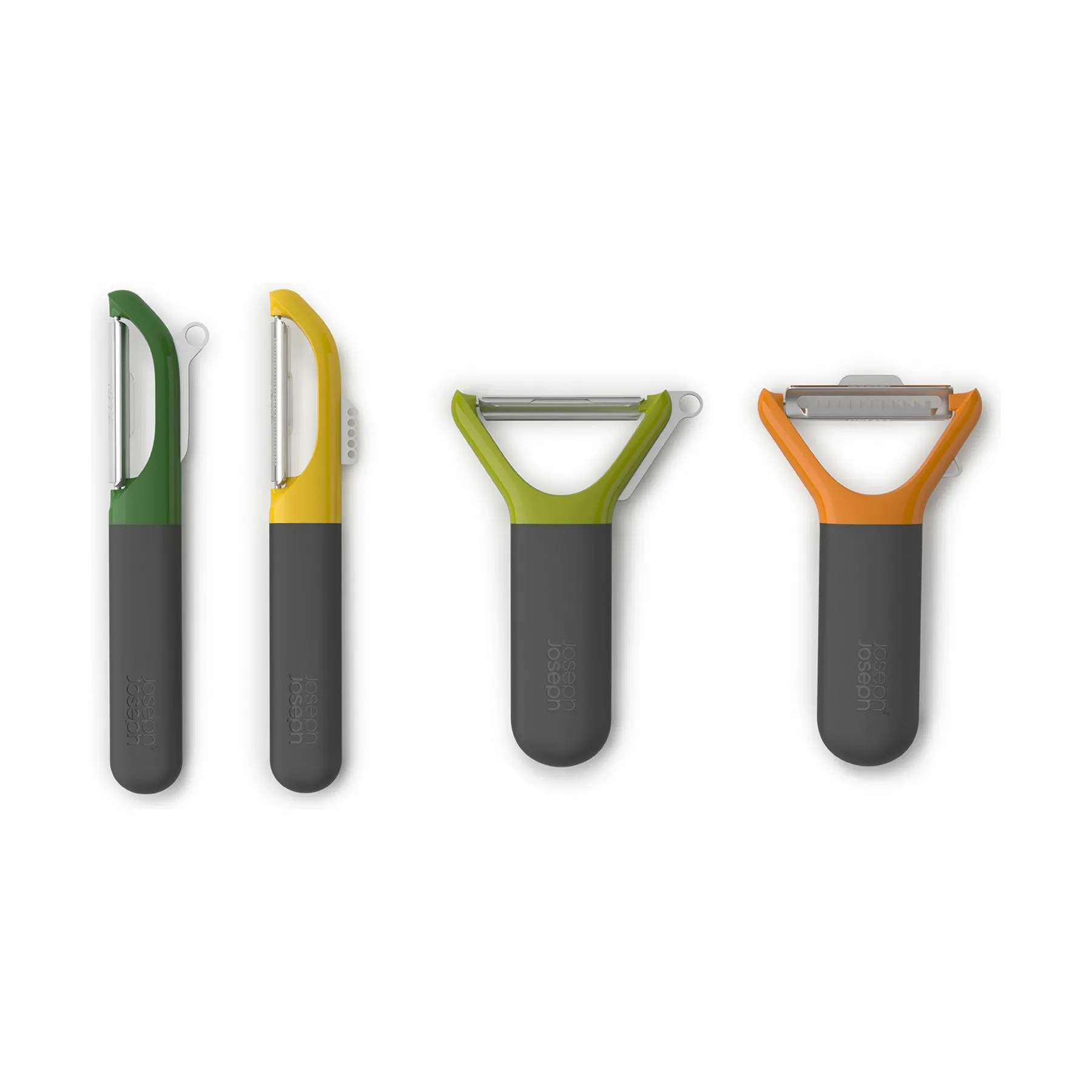 Joseph Joseph Grøntsags- og kartoffelskrællere Cookshop Multi-Peel Skrællekniv i Green, 19,5 cm, 4