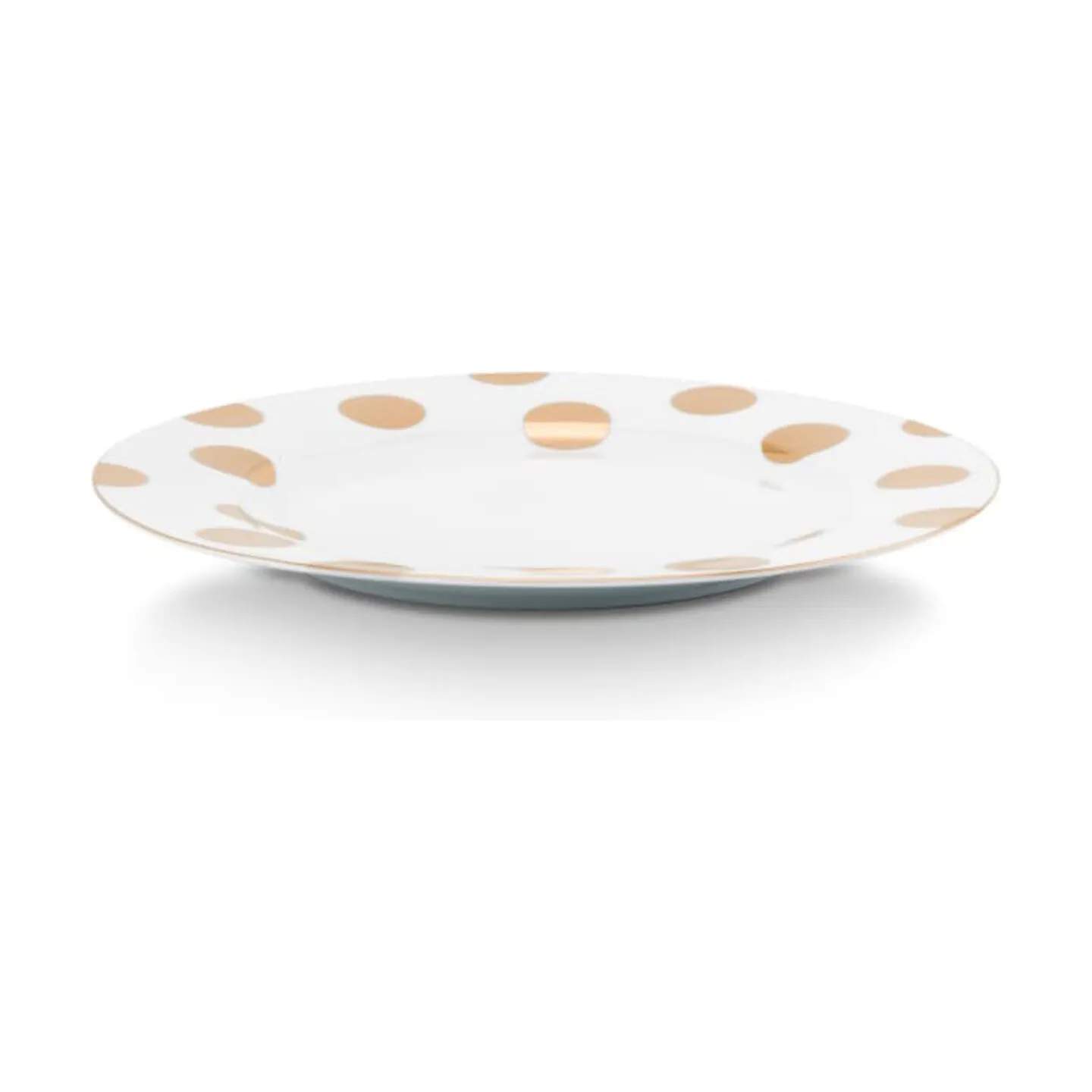 PIP Studio Middagstallerkener Dot Delight Middagstallerken - 2 stk. i Hvid / Guld, 26,5 cm, 4