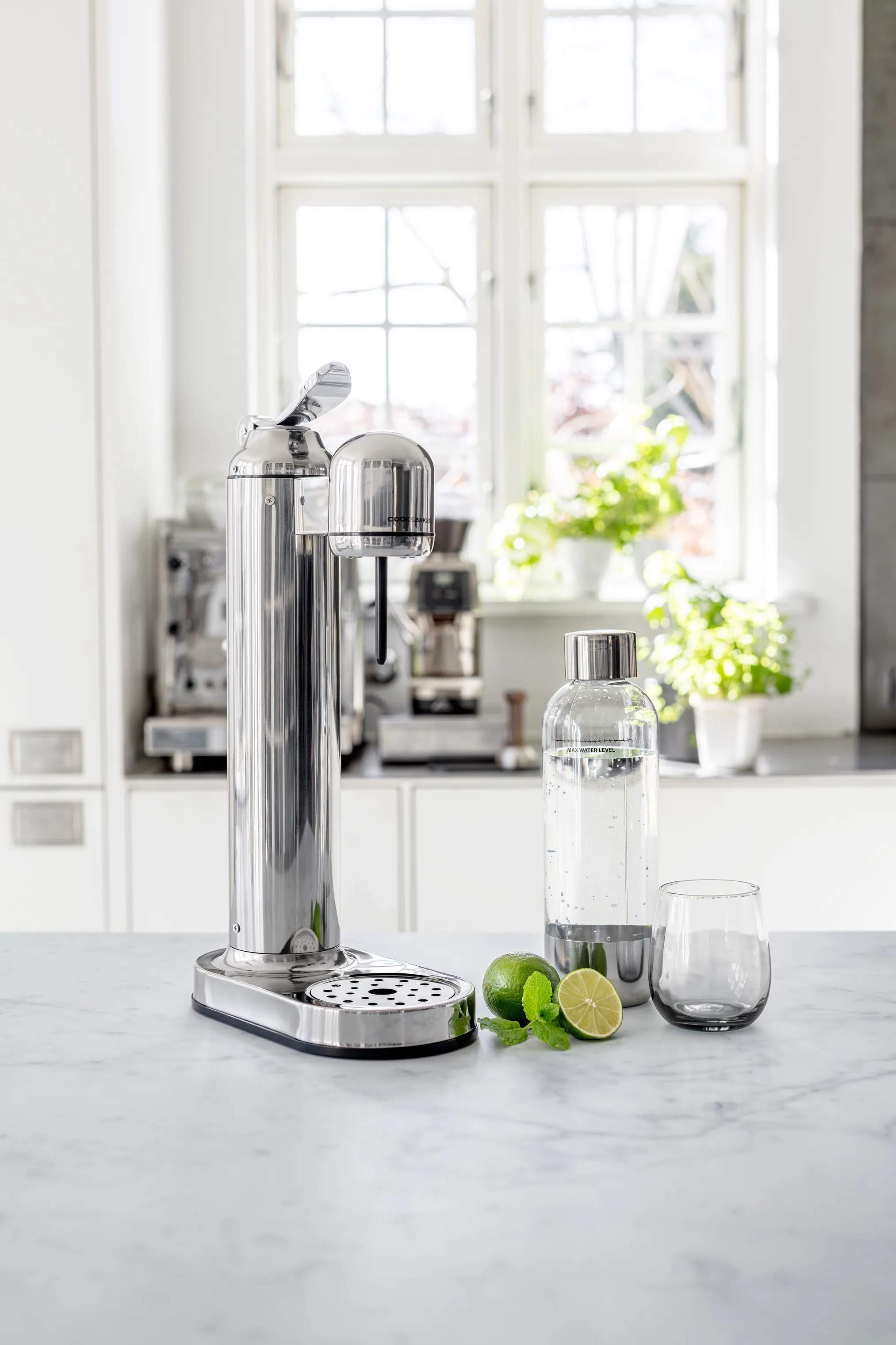 Cook & Baker Sodavandsmaskiner Sodavandsmaskine i Stål, 2