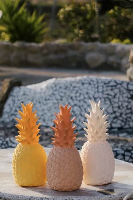 Goodnight Light LED-lamper Piñacolada Lampe - Ananas i Blush, 2