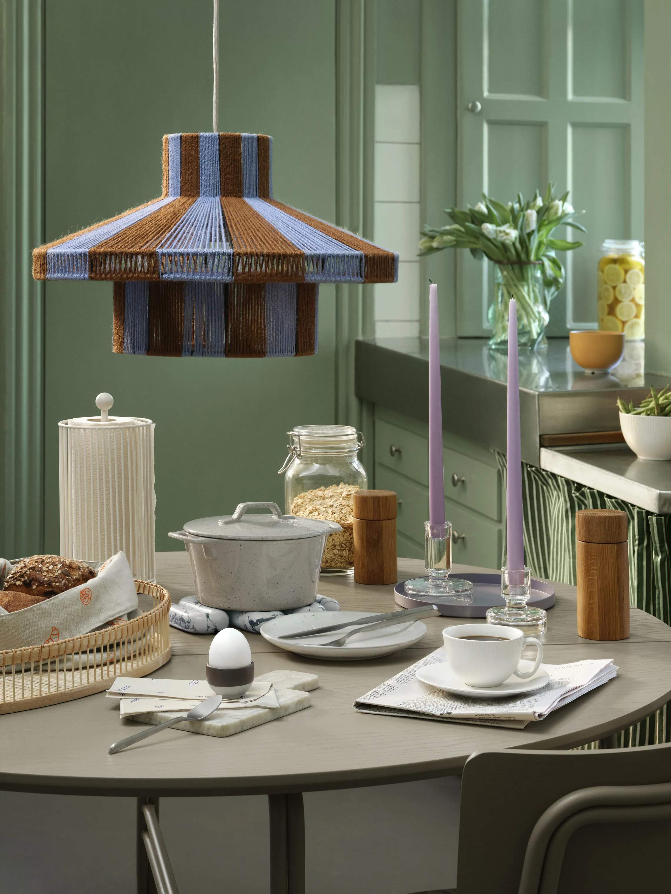 Broste Copenhagen Ovnfaste fade Hasle Ovnfast Fad m. Låg i Light Grey Granite, 2