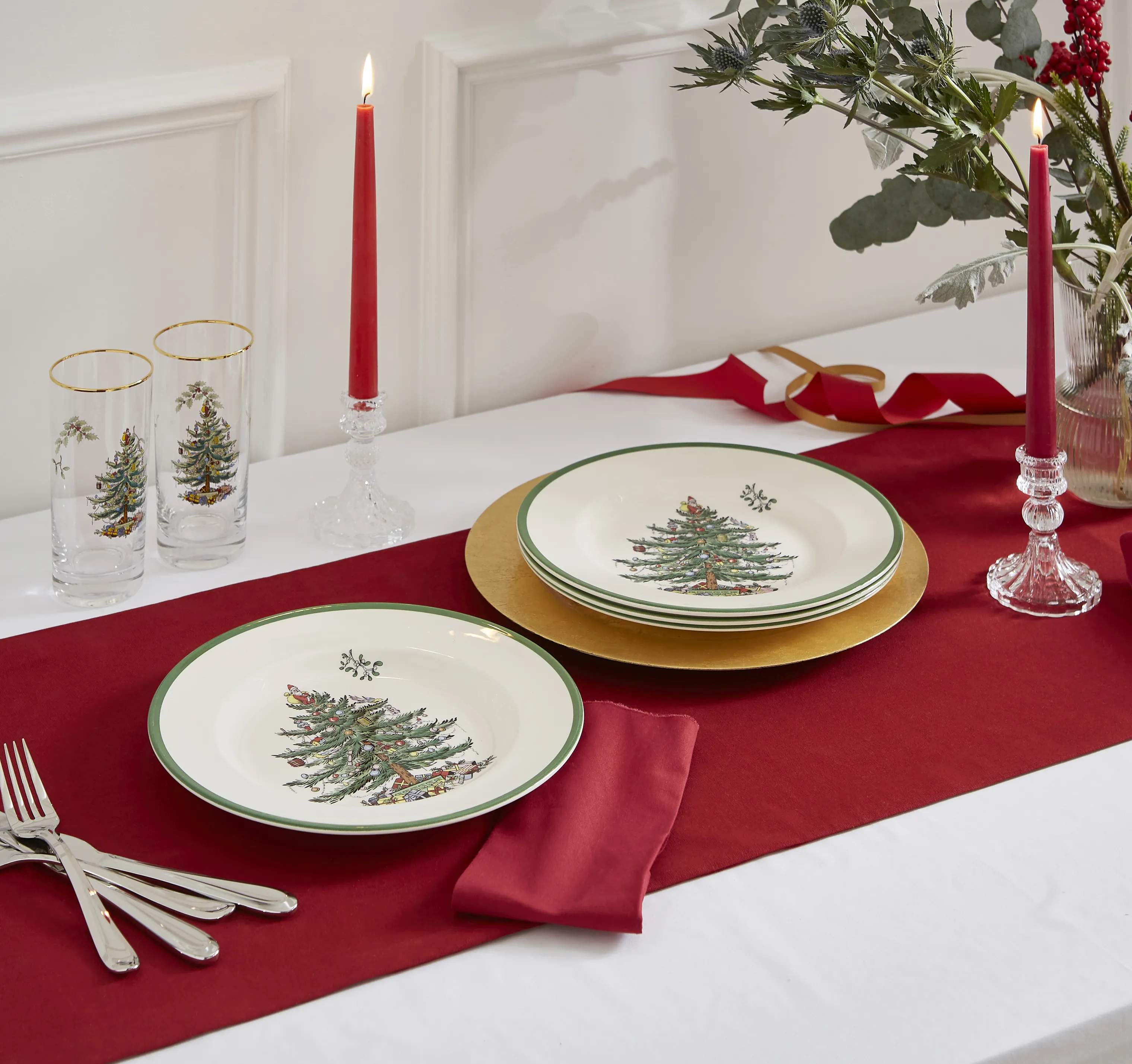 Spode Middagstallerkener Christmas Tree Tallerken i 19,7 cm, 2