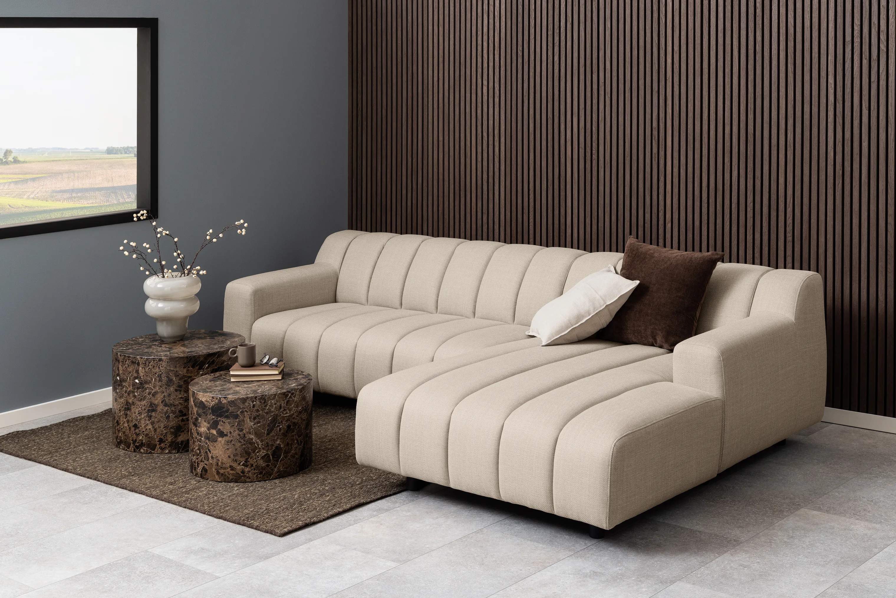 CASA Living Sofaborde Dice Sofabordssæt - 2 stk i Brun, 5
