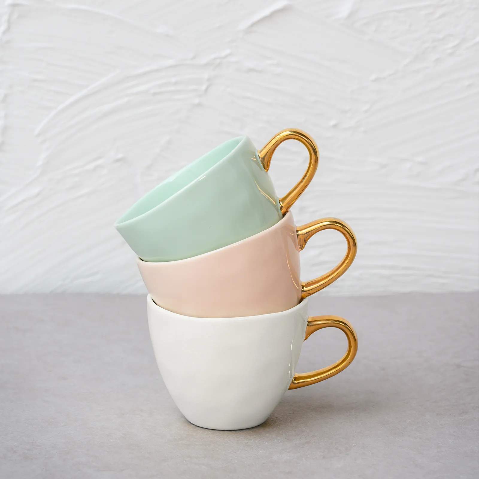 Urban Nature Culture Krus og kopper med hank Good Morning Kaffekop i Celadon, 3