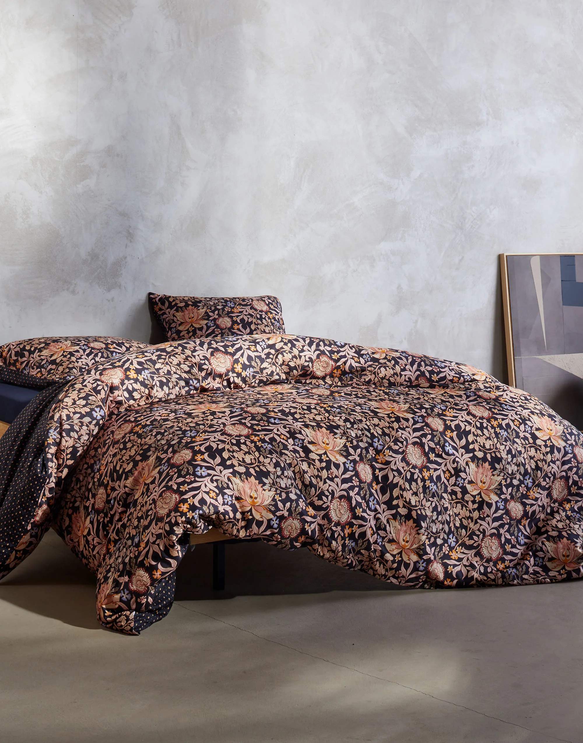 Essenza Sengetøj Ophelia Sengetøj i Nightblue, B140 x L220 cm, 3