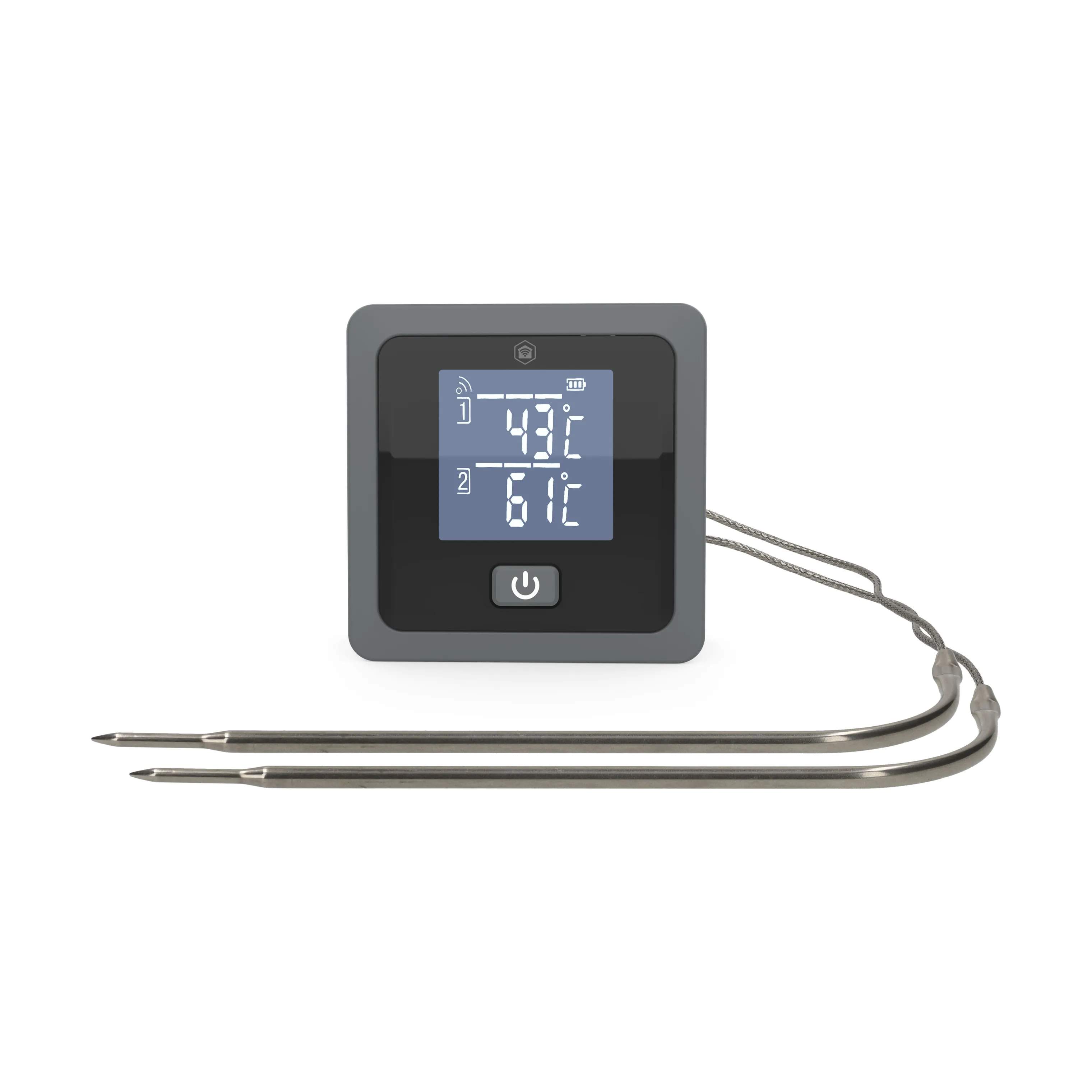 Nedis Stegetermometre SmartLife Stegetermometer i Grå, 1