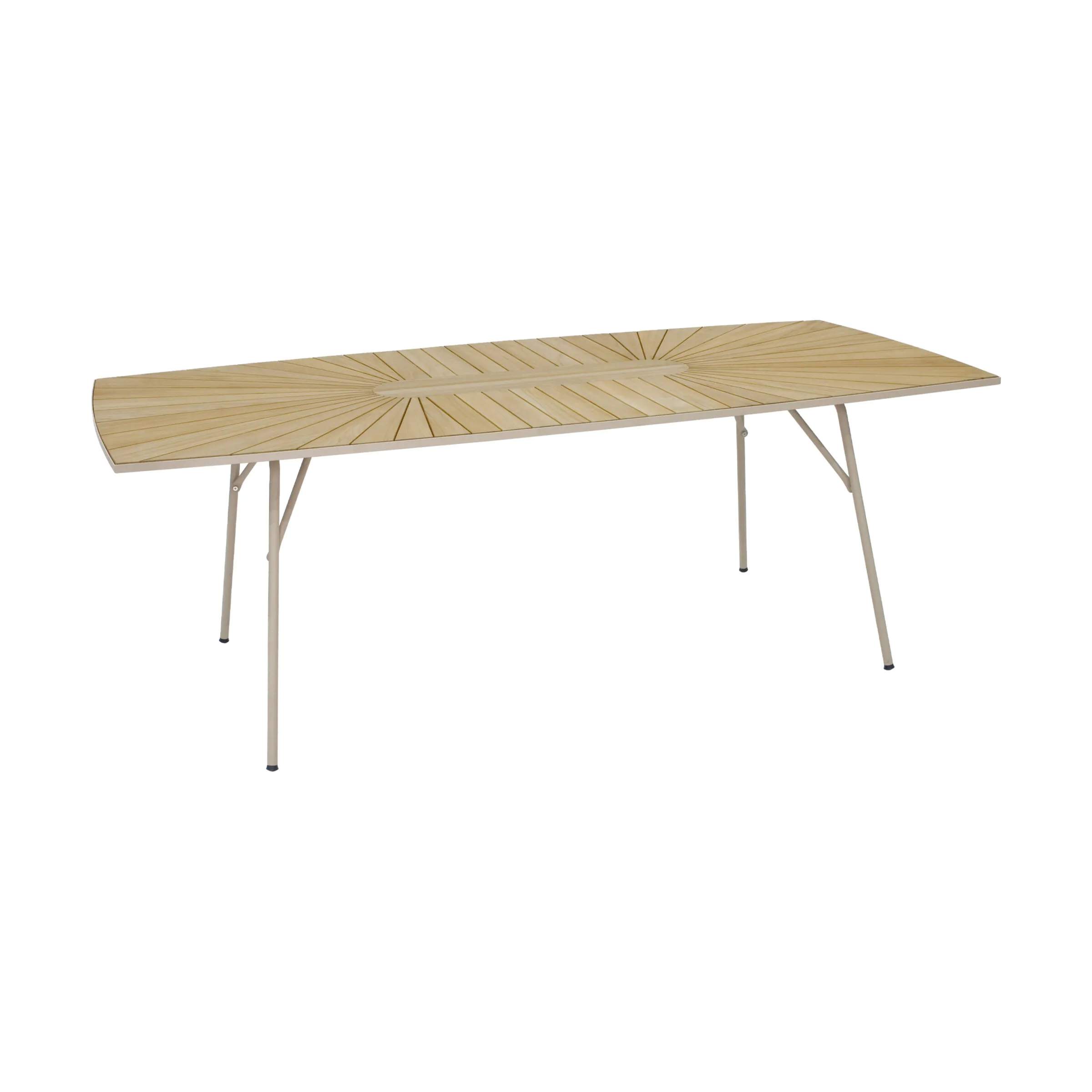 Mandalay Havespiseborde Marguerit Havebord i taupe, 200 cm, 1