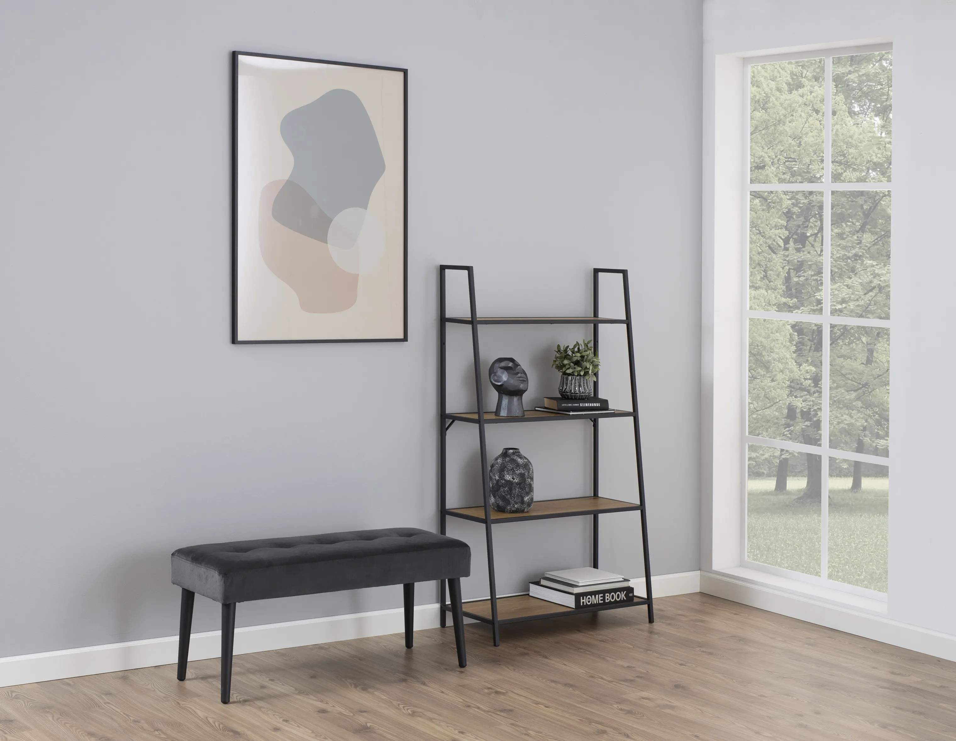 CASA Living Bænke Glory Bænk i mørkegrå, 2