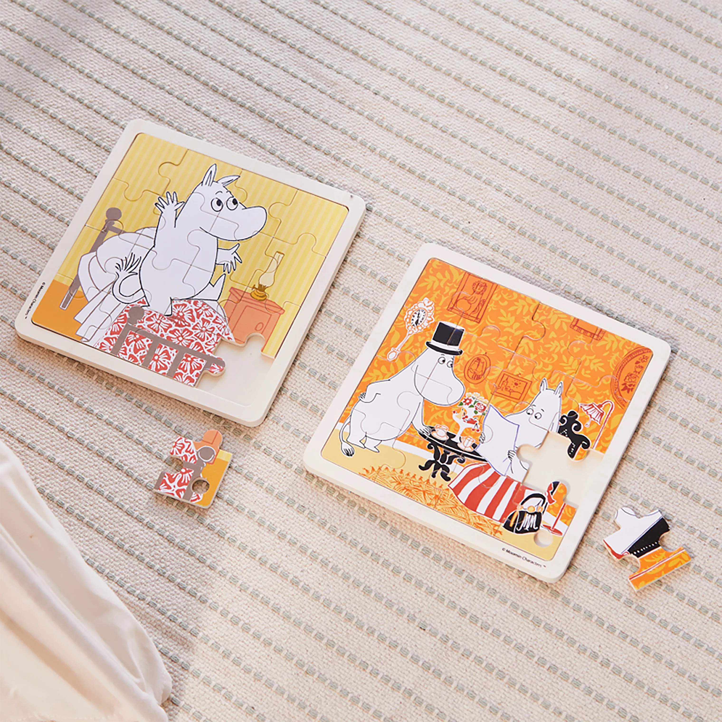Barbo Toys Spil Mumi Puslespil - Te-tid i Orange, 2