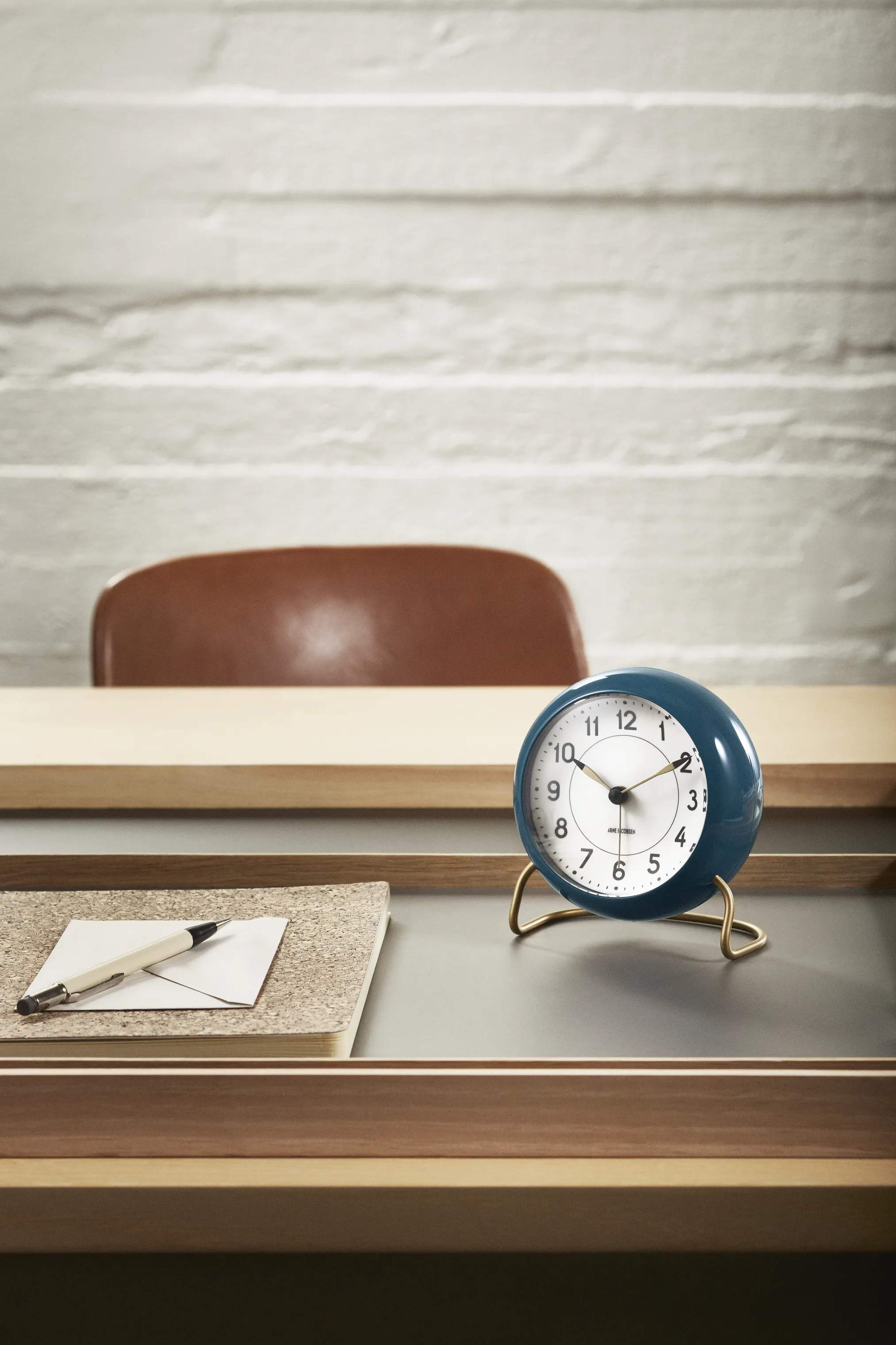 Arne Jacobsen Bordure Station Bordur i Navy blue, 2