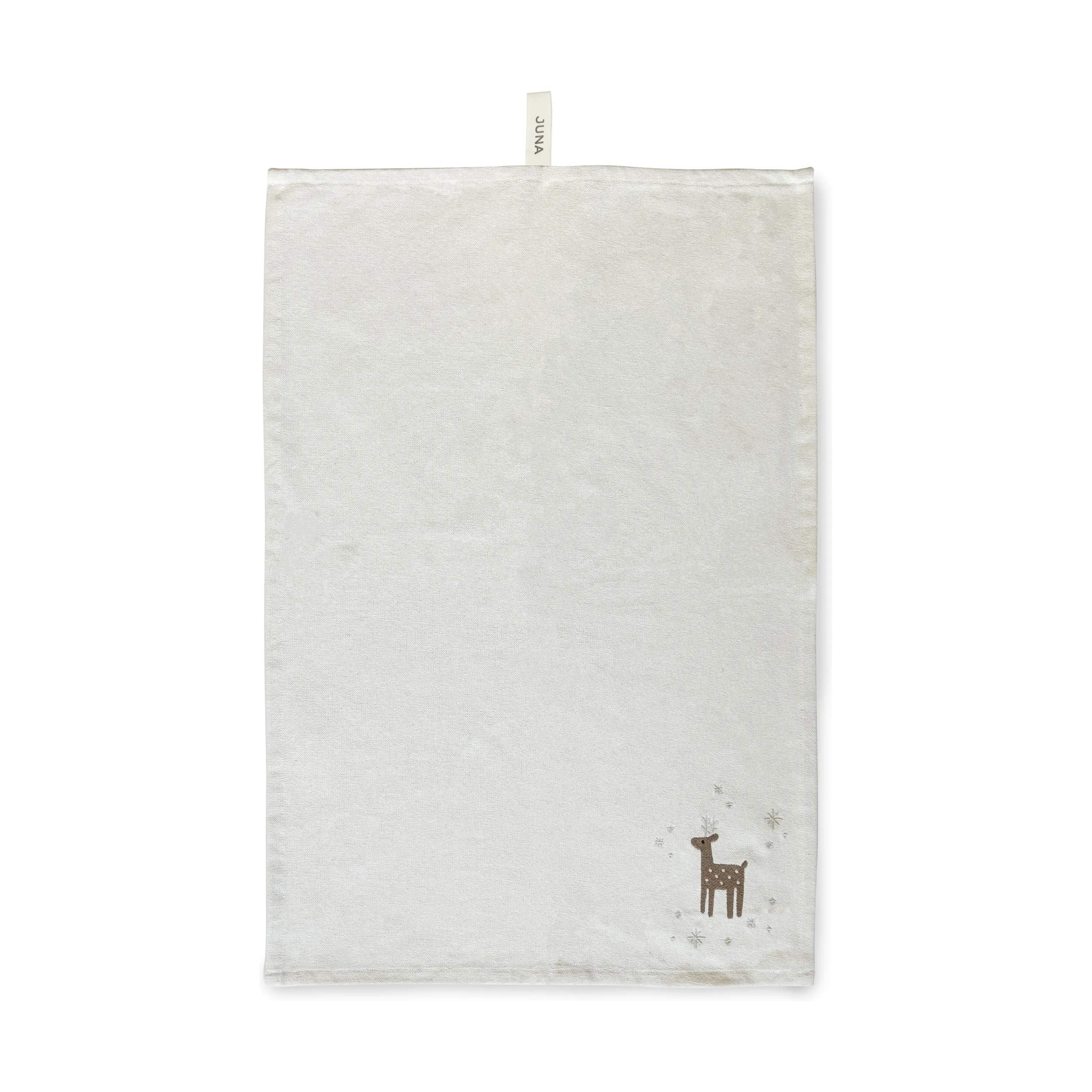 Juna Viskestykker Christmas Fable Viskestykke i Creme, 1