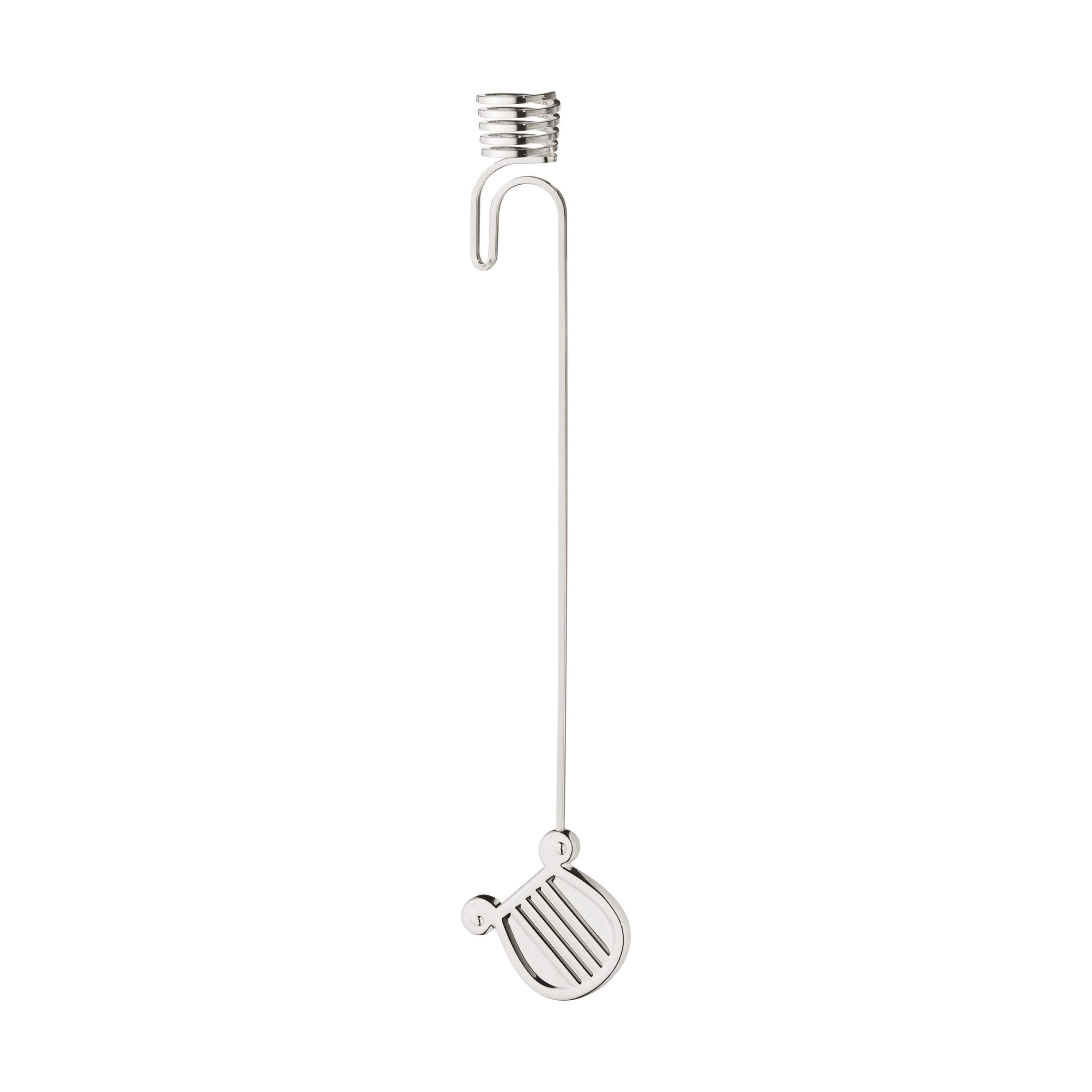 Georg Jensen Lysholdere og juletræslys Christmas Collectibles CC 2026 Lyseholder - Harpe i Palladium, 1