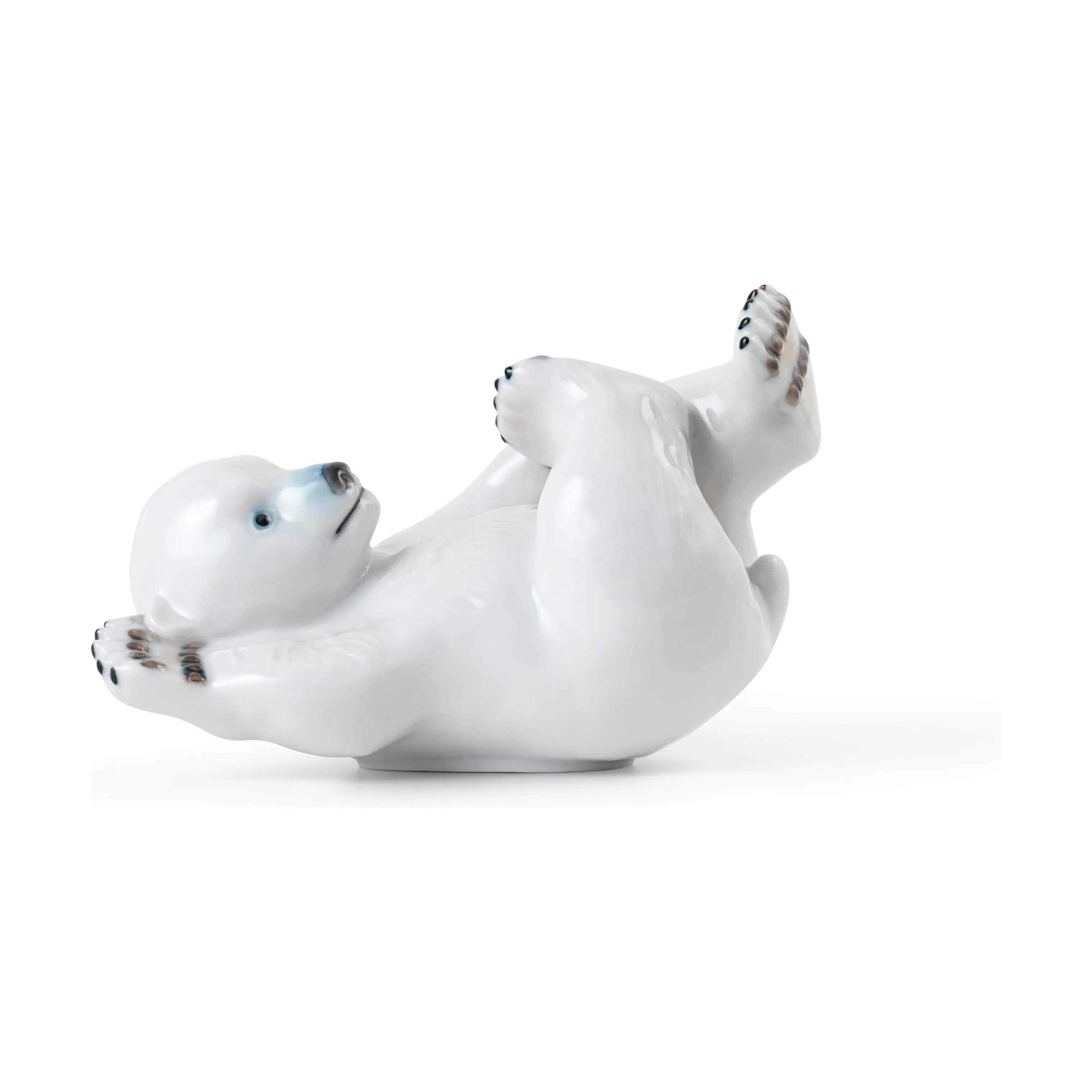 Royal Copenhagen Dyrefigurer Figurine Isbjøneunge i Hvid, 3