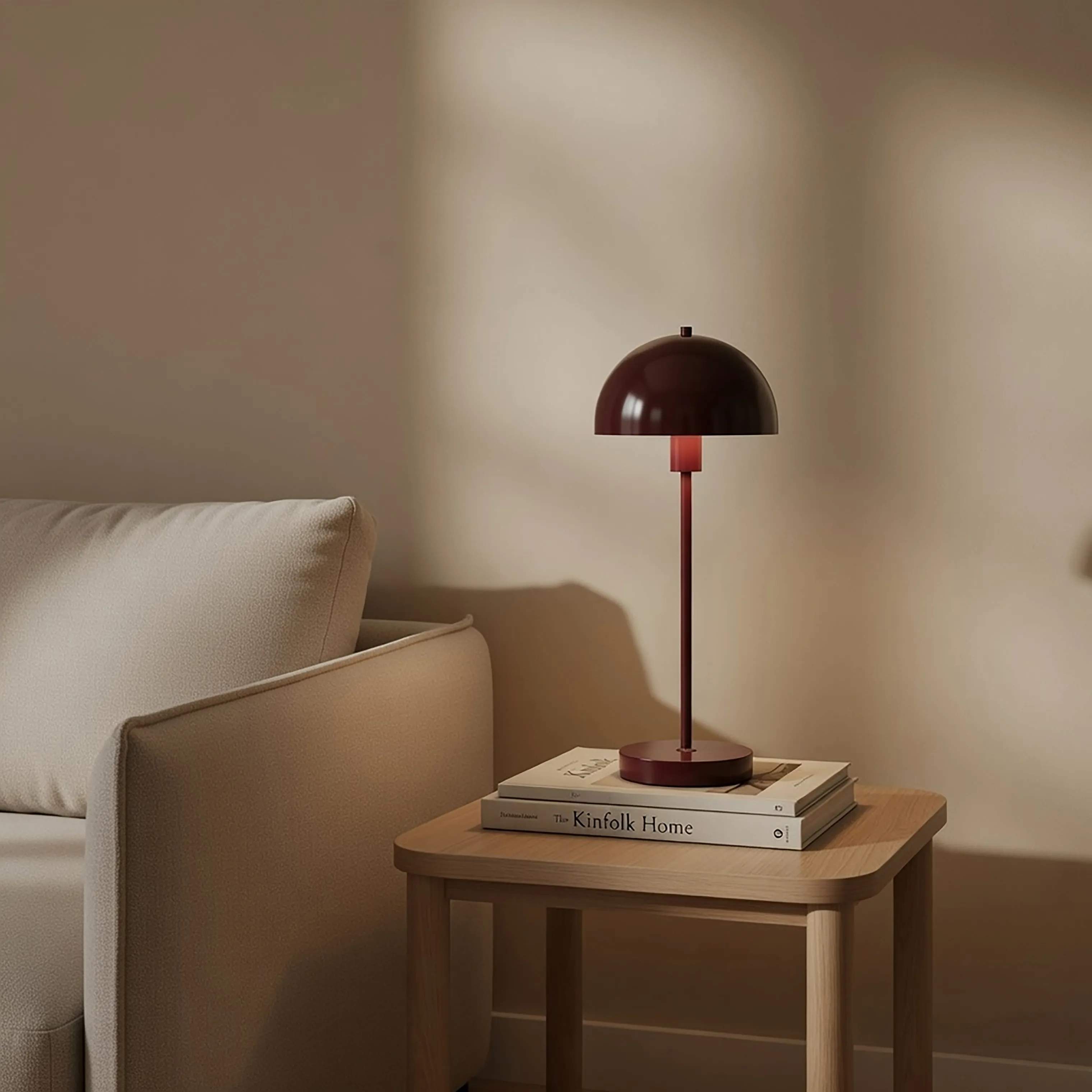Herstal Bordlamper Vienda Bordlampe i Valentinrød, 50 cm, 2