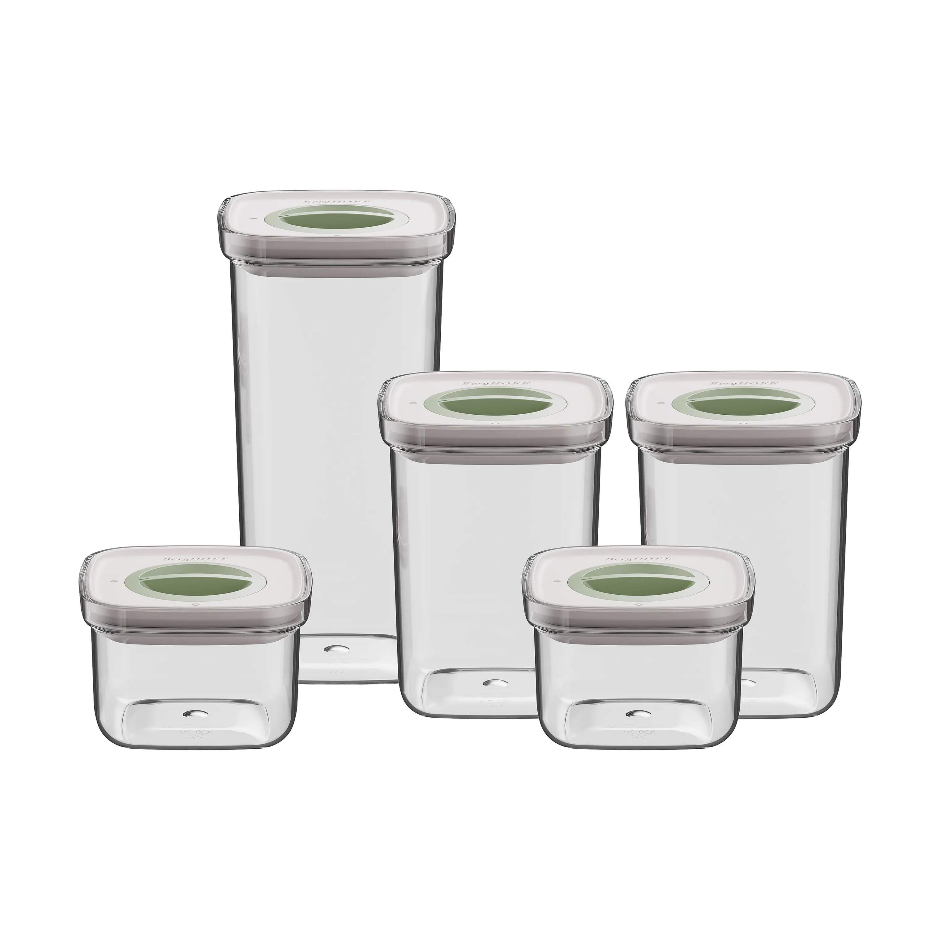 BergHOFF Opbevaringsbokse Smart Seal Opbevaringssæt - 10 dele i Natur, 1