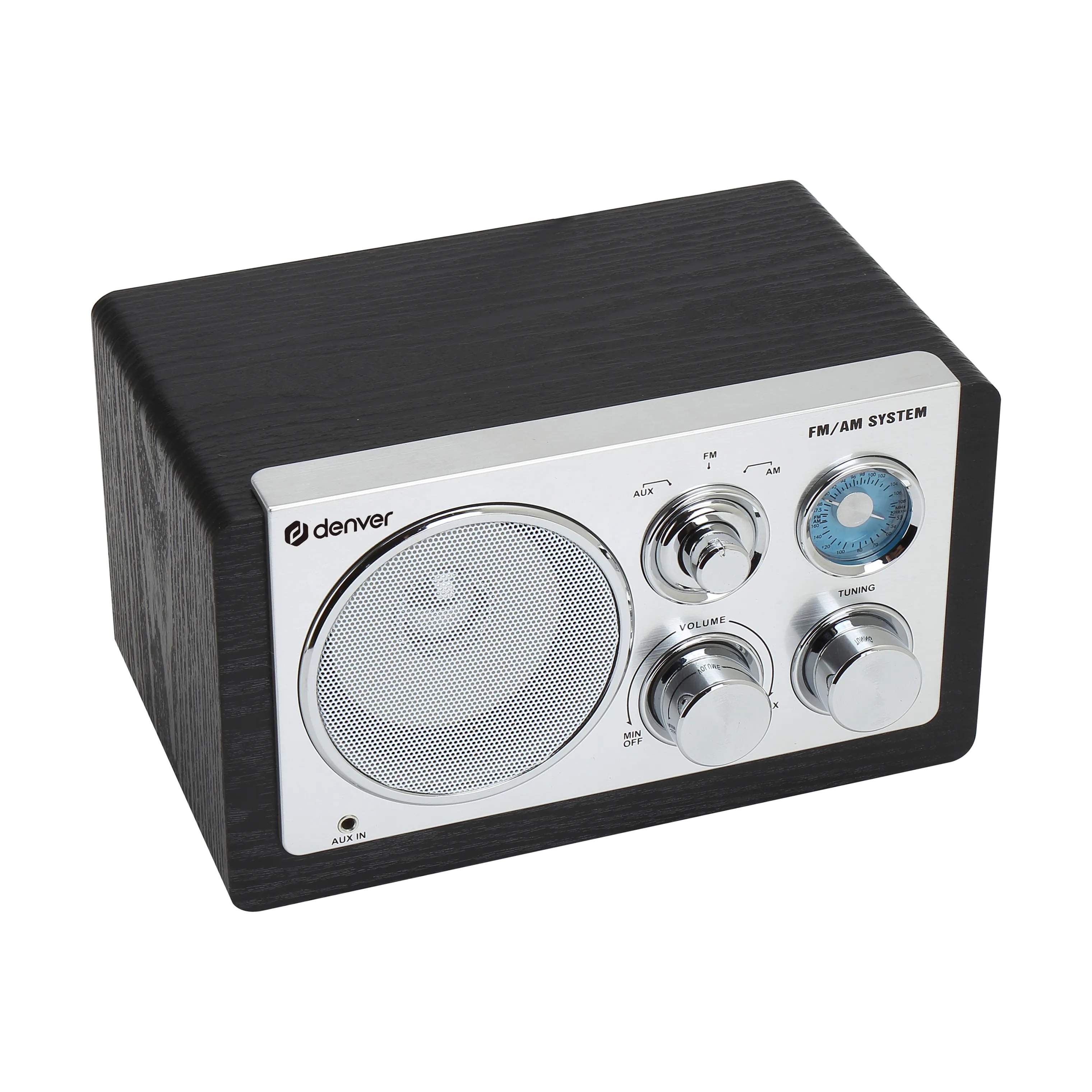 Denver Højtalere Analog Radio i Sort, 2