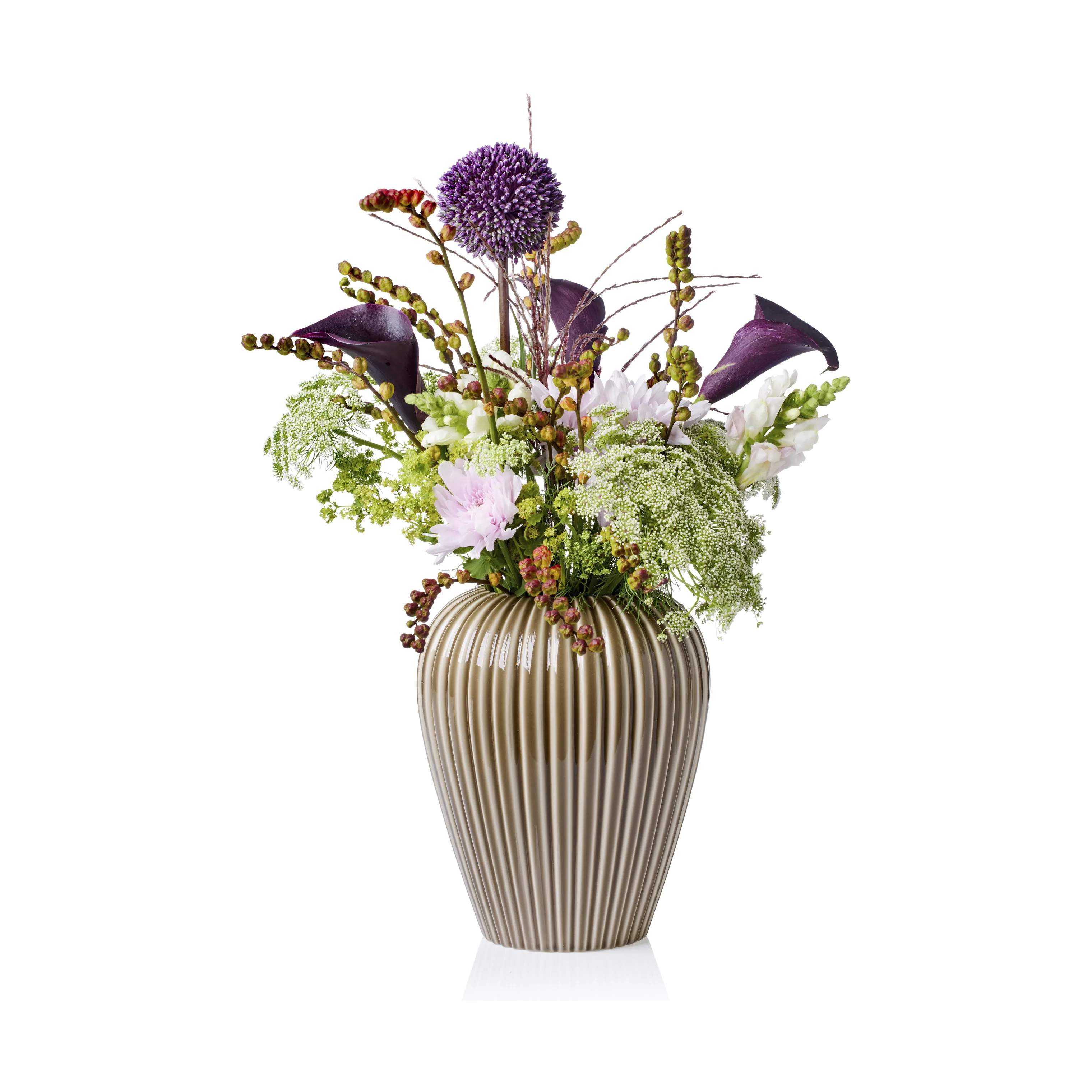 erik bagger a/s Vaser Eslau Lilje Vase i Brun, 20 cm, 3