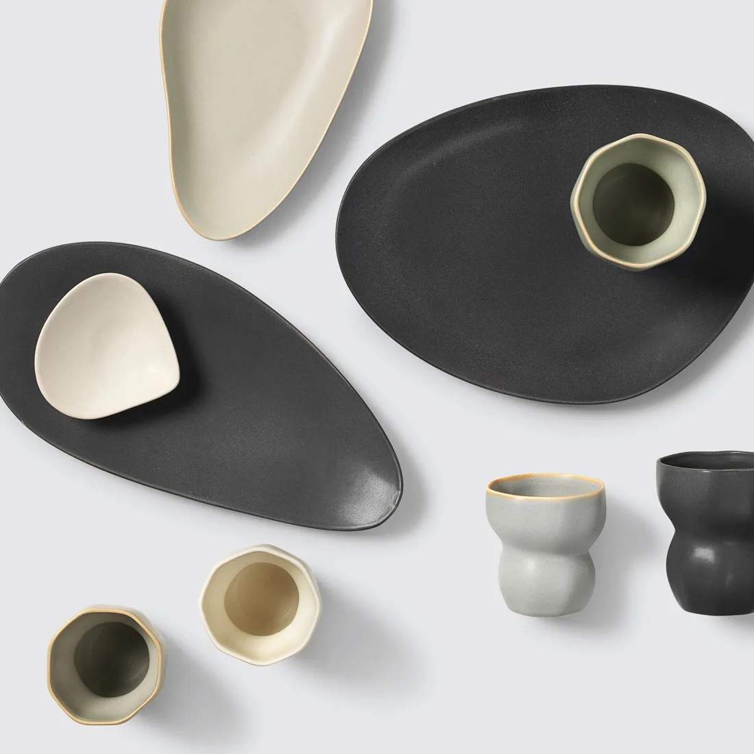 Broste Copenhagen Frokosttallerkener Limfjord Frokostallerken i Light Grey, 2