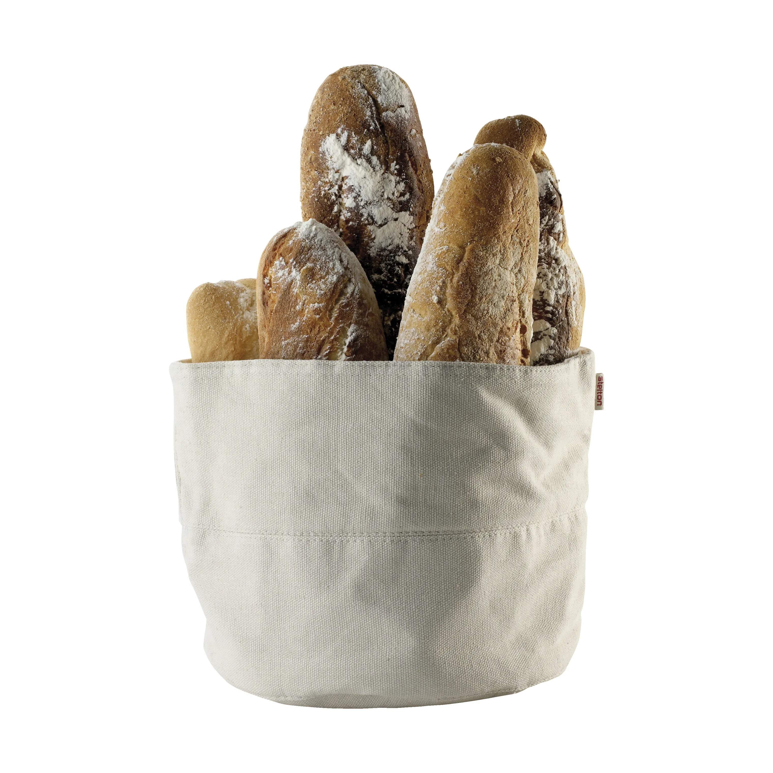Stelton Brødposer Classic Brødpose i Sand/hvid, 23 cm, 2