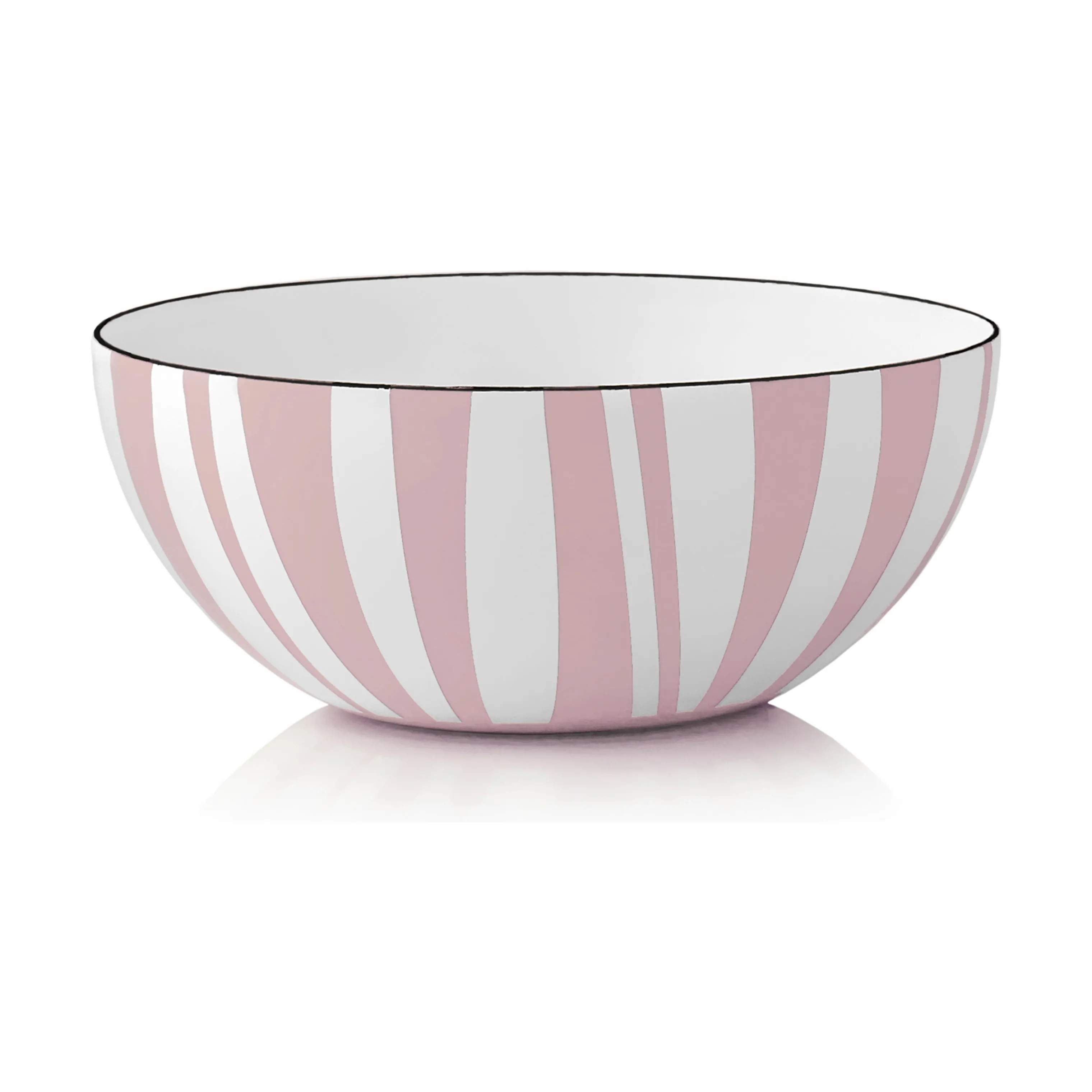 Stripes Skål - Ø 14 cm - Stål - Rosa, rosa, large