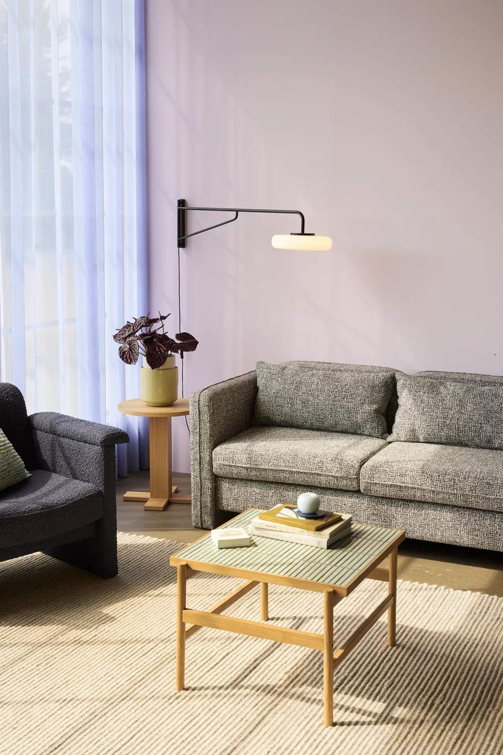 Hübsch Sofaer Soba Sofa i Mørkegrå, 2