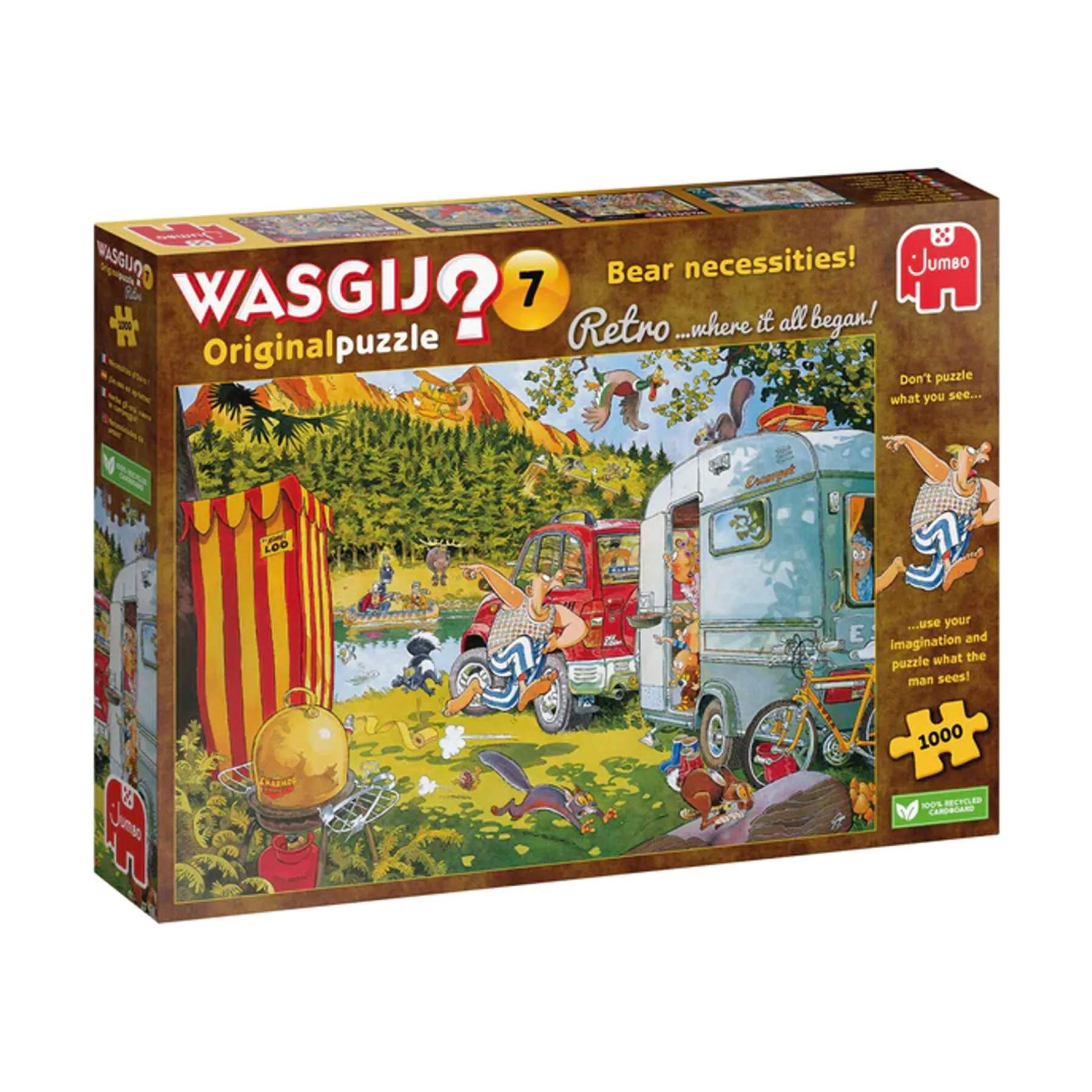 Spilbræt Puslespil Puzzle Wasgij Puslespil - Bear necessities! i Multifarvet, 1