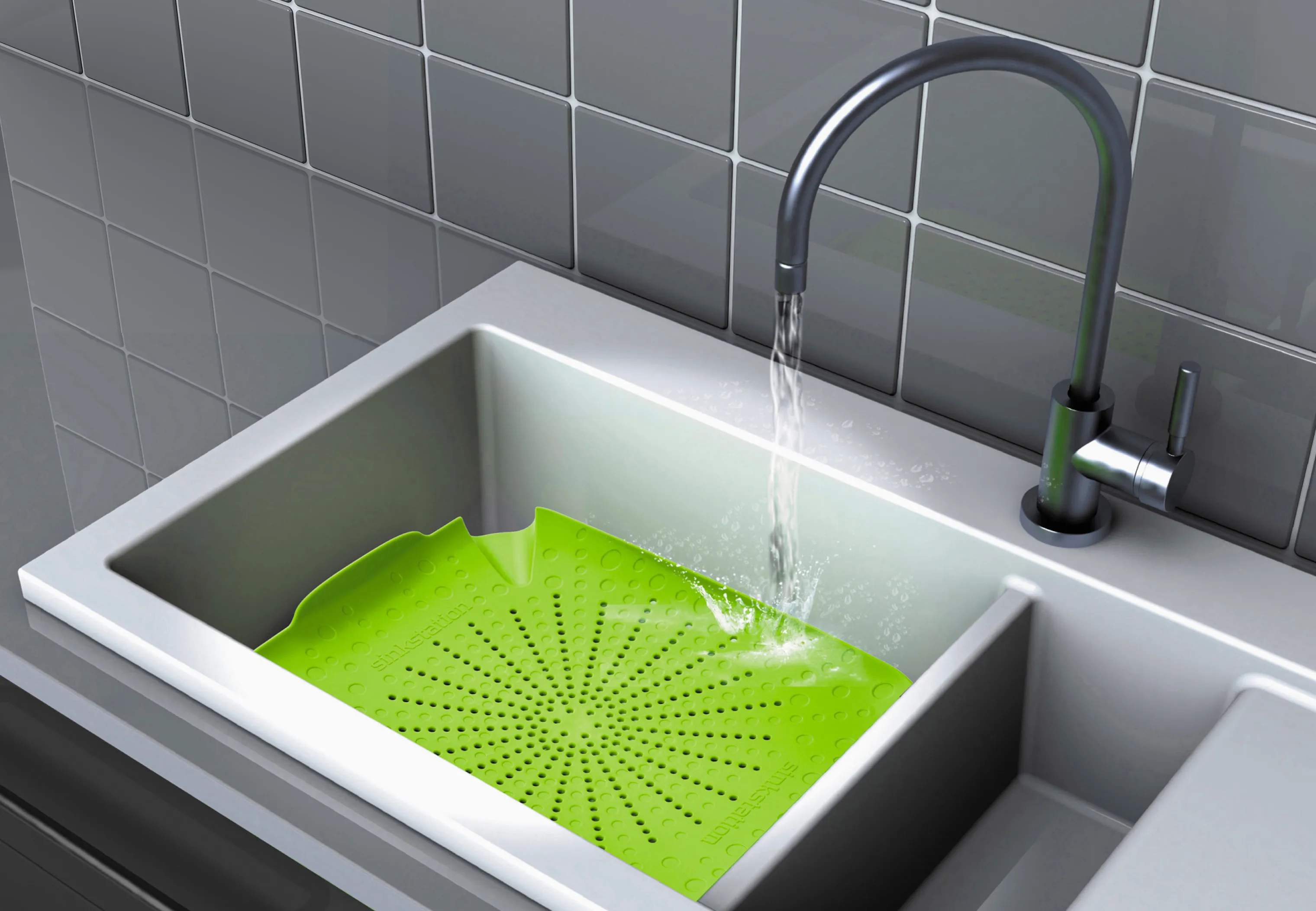 New Soda Dørslag SinkStation Dørslag i Grøn, 4