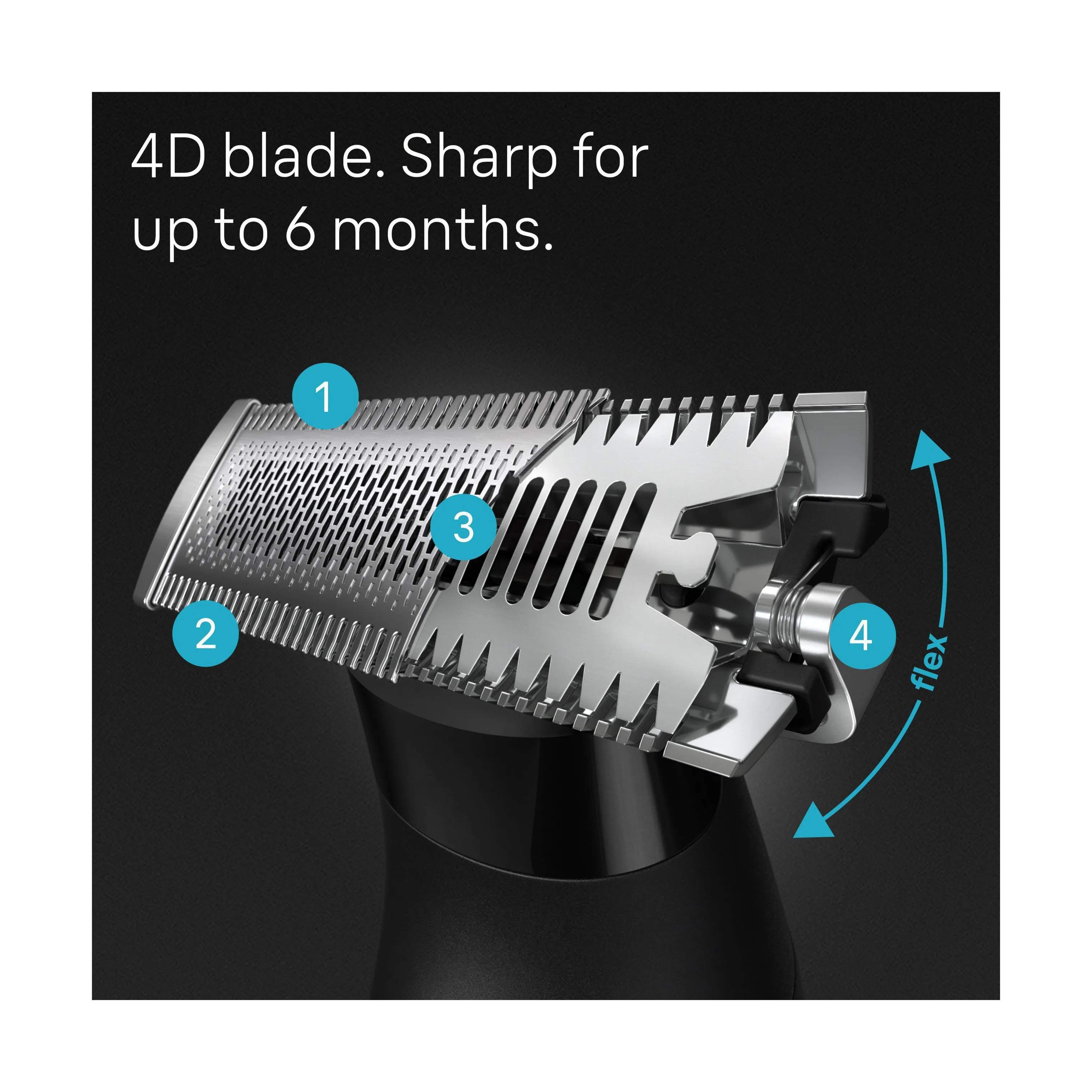 Braun Trimmere Series X Serie X XT5100 Skægtrimmer & kropsshaver i Black/Space Grey, 6