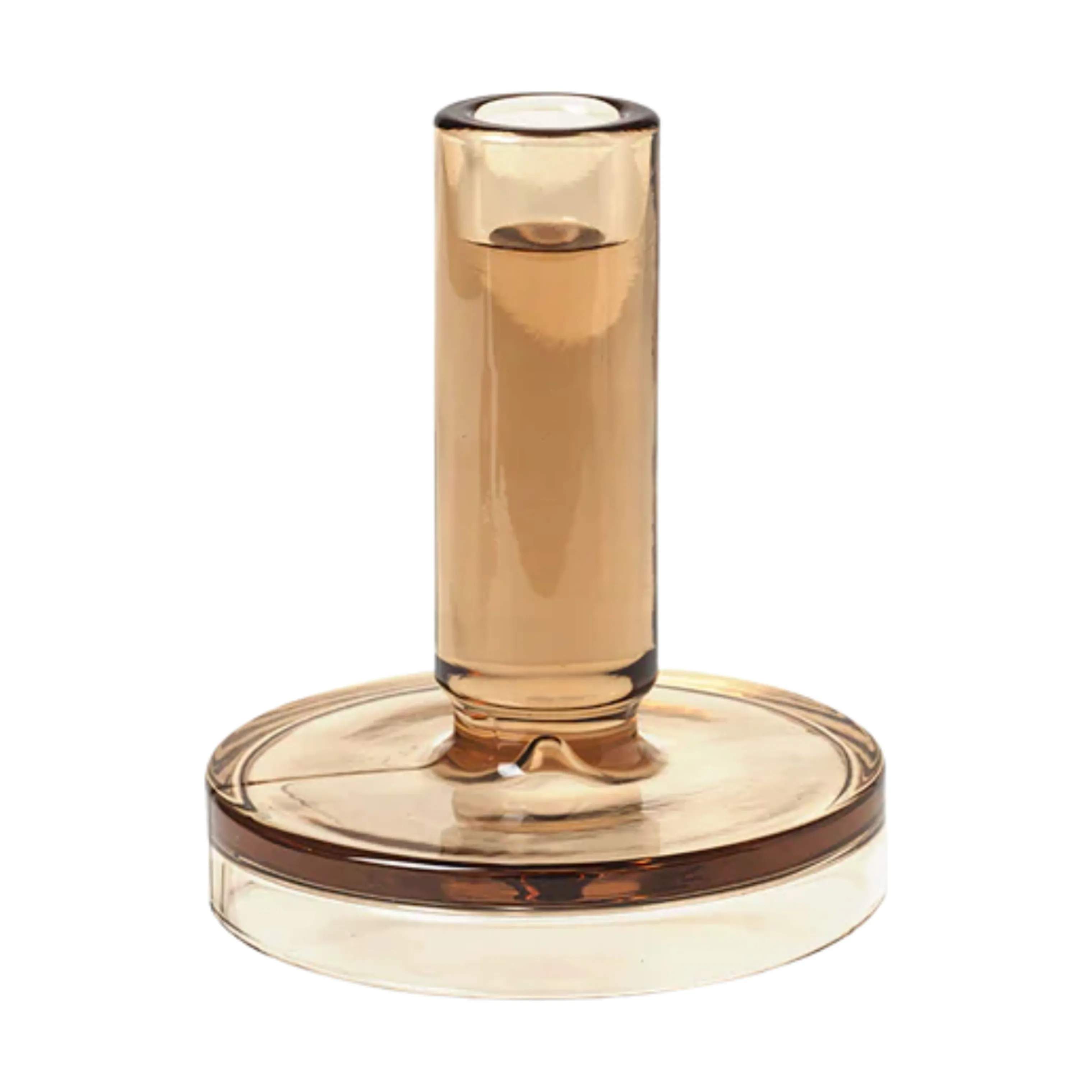 Broste Copenhagen Kronelysestage Petra Lysestage i Brun, 12 cm, 1