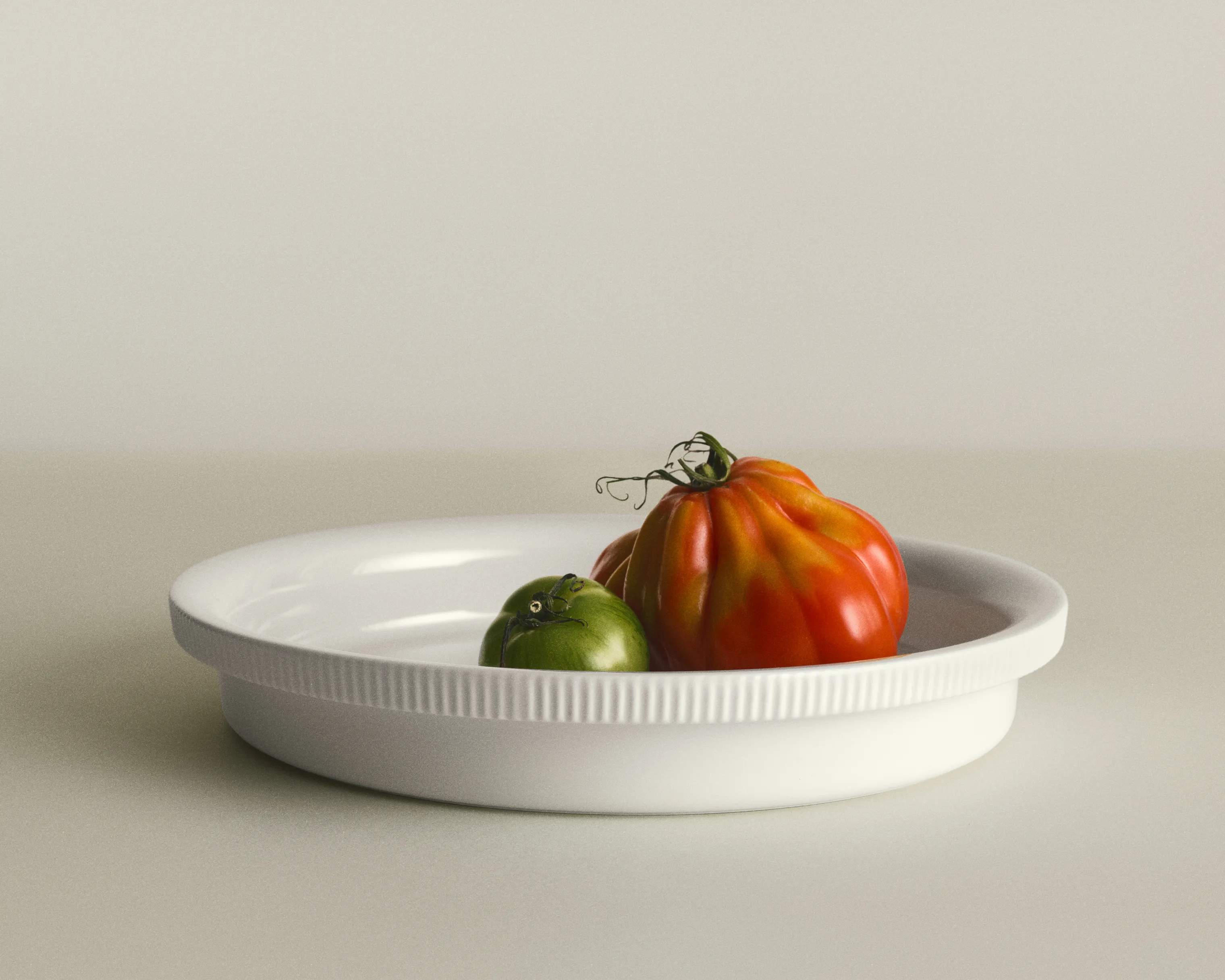 Georg Jensen Ovnfaste fade Bernadotte Ovnfast Fad i Hvid, 2