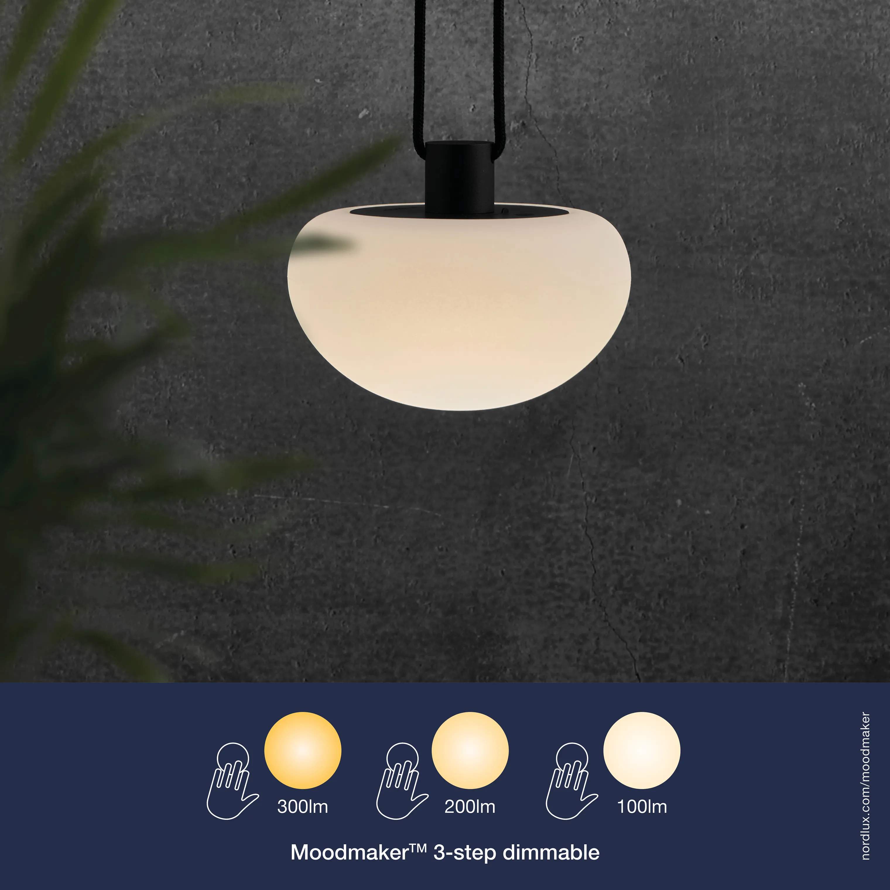 Nordlux Pendler Sponge LED Pendel i Hvid / Sort, 8