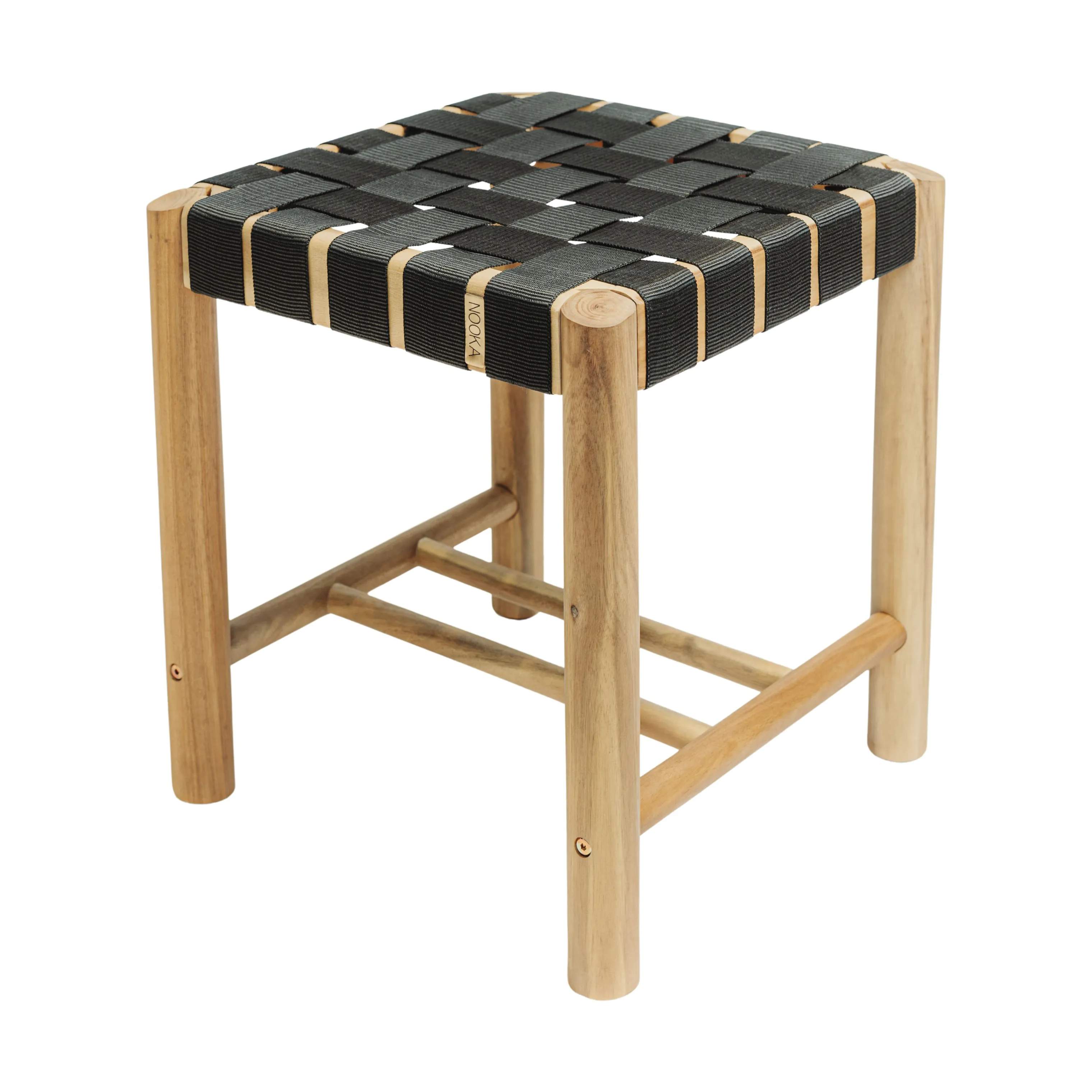 Hâws Skamler Nooka Skammel i Træ/sort, 1