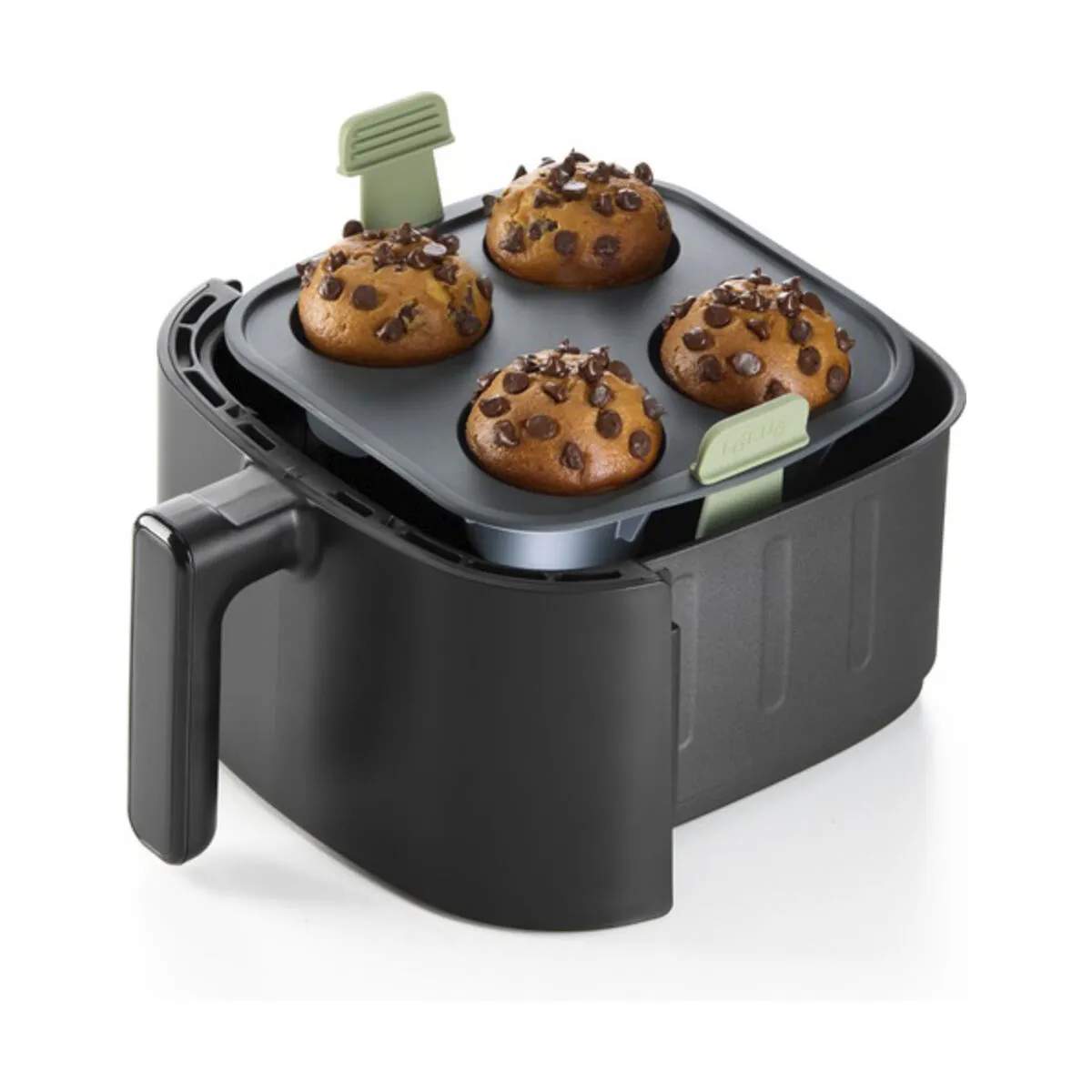 Lékué Tilbehør til airfryers Airfryer Muffinsform i Sort, 3