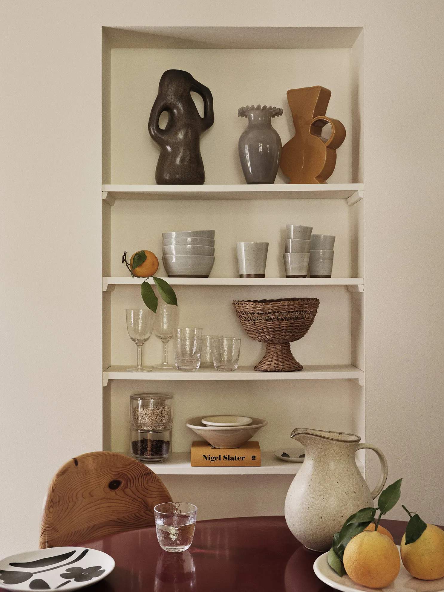 Broste Copenhagen Hvidvinsglas Hammered Hvidvinsglas i Klar, 2