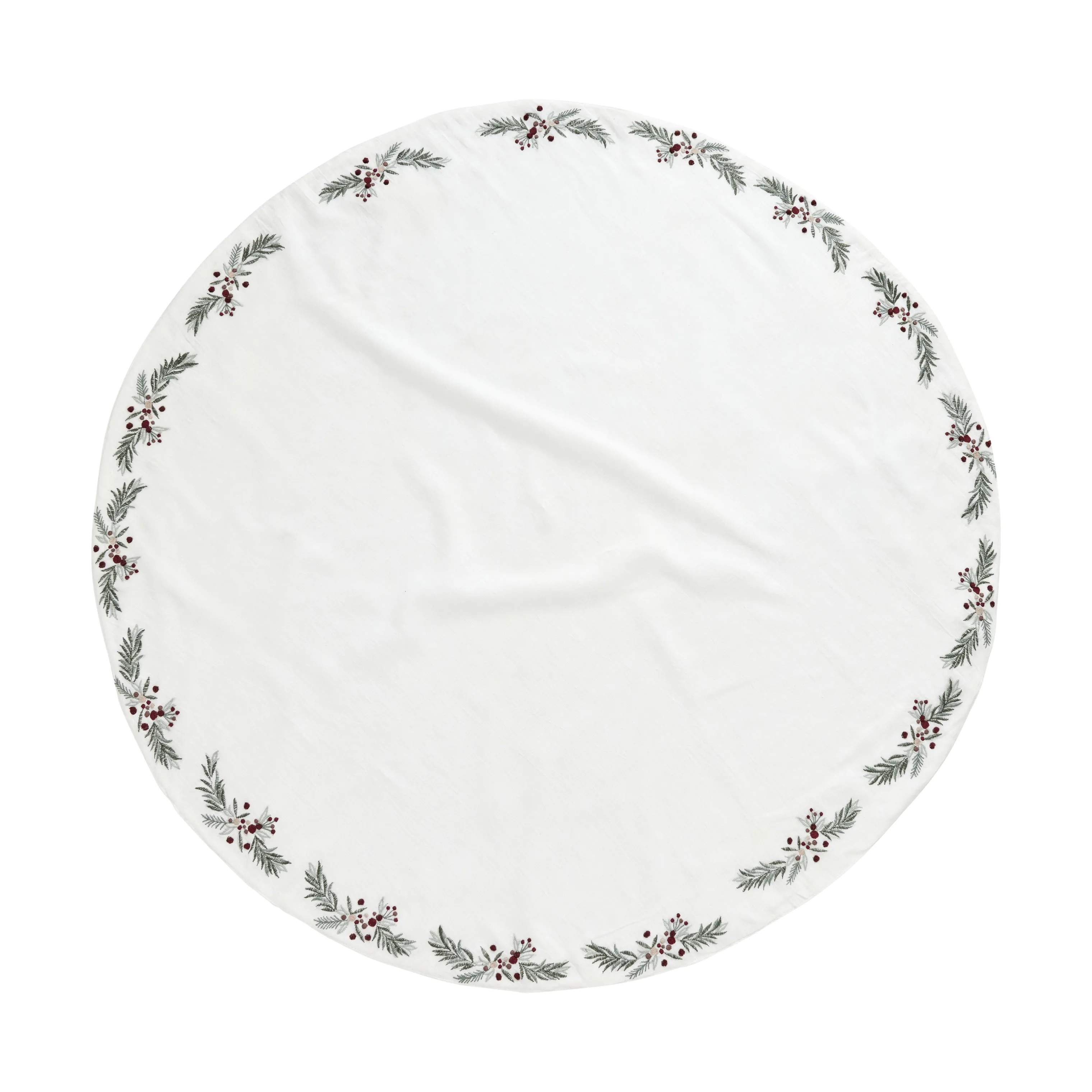 Lene Bjerre Juletræstæpper Penine Juletræstæppe i hvid, 1