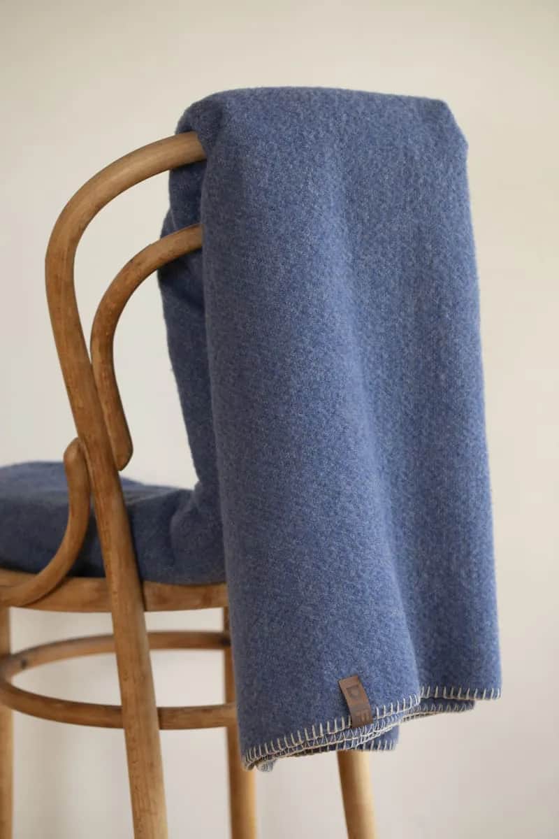 Fusenegger Plaider Merano Plaid i Blue, 1