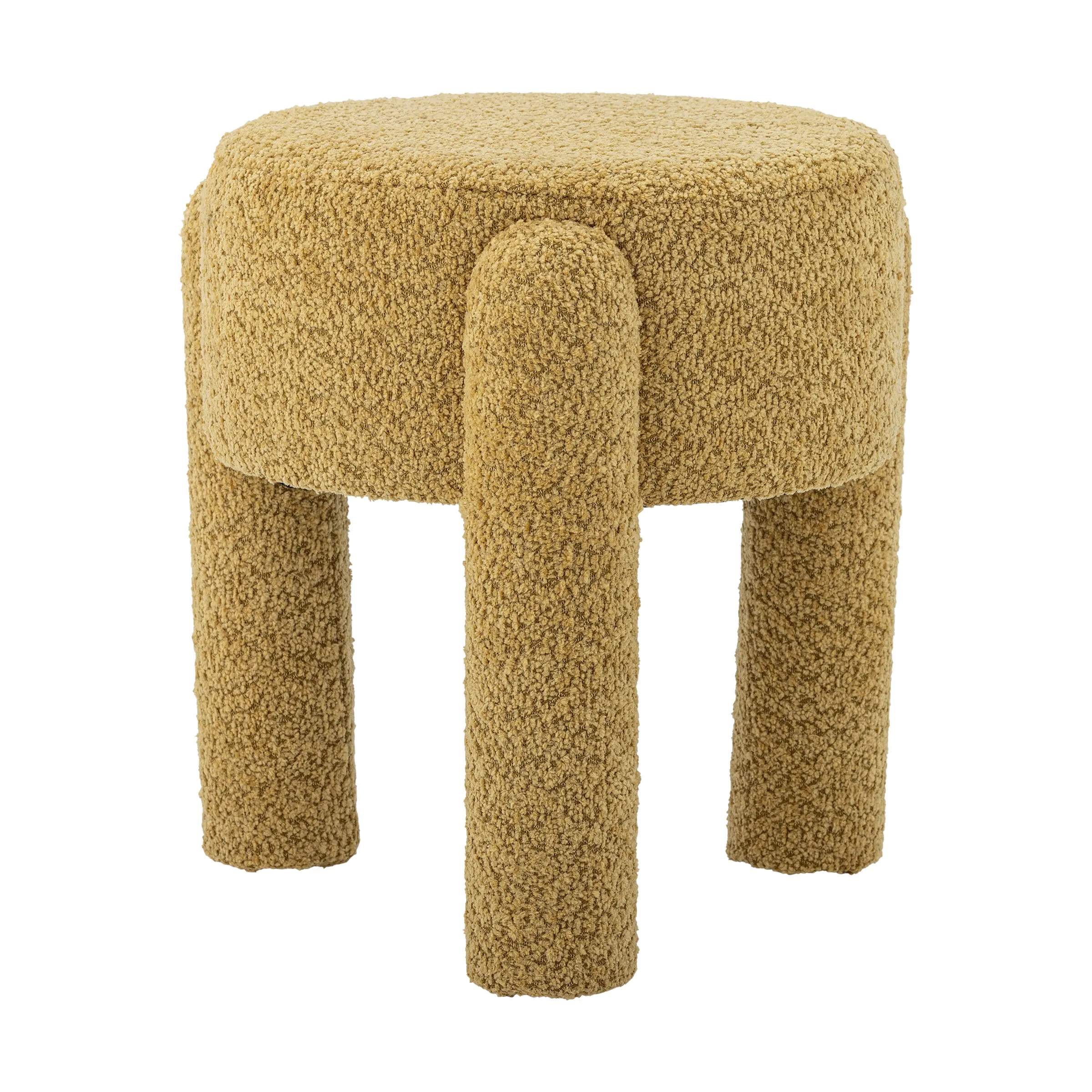 Bloomingville Skamler Bruno Taburet i Gul, 4
