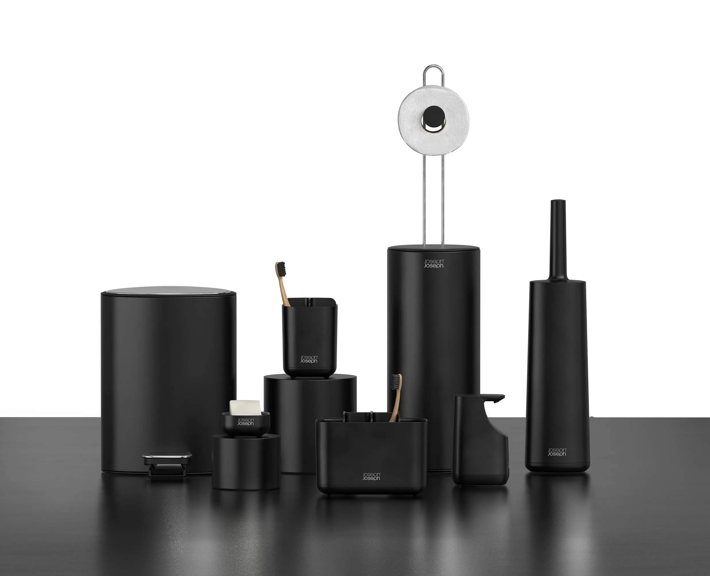 Joseph Joseph Toiletbørster EasyStore™ Toiletpapirsholder i Black, 2