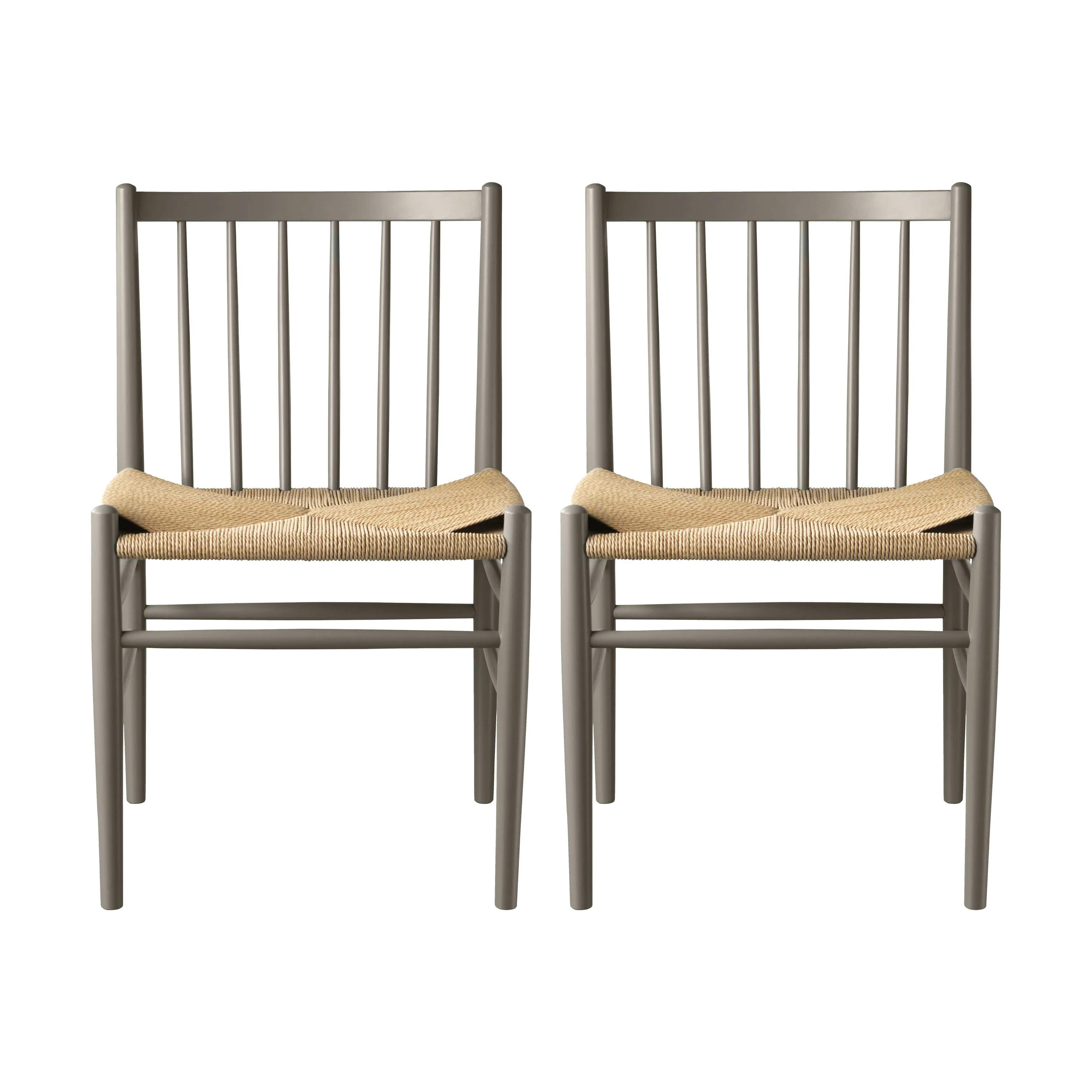 J80 Spisebordsstol - 2 stk, moss grey (ncs s6005-g50y), large