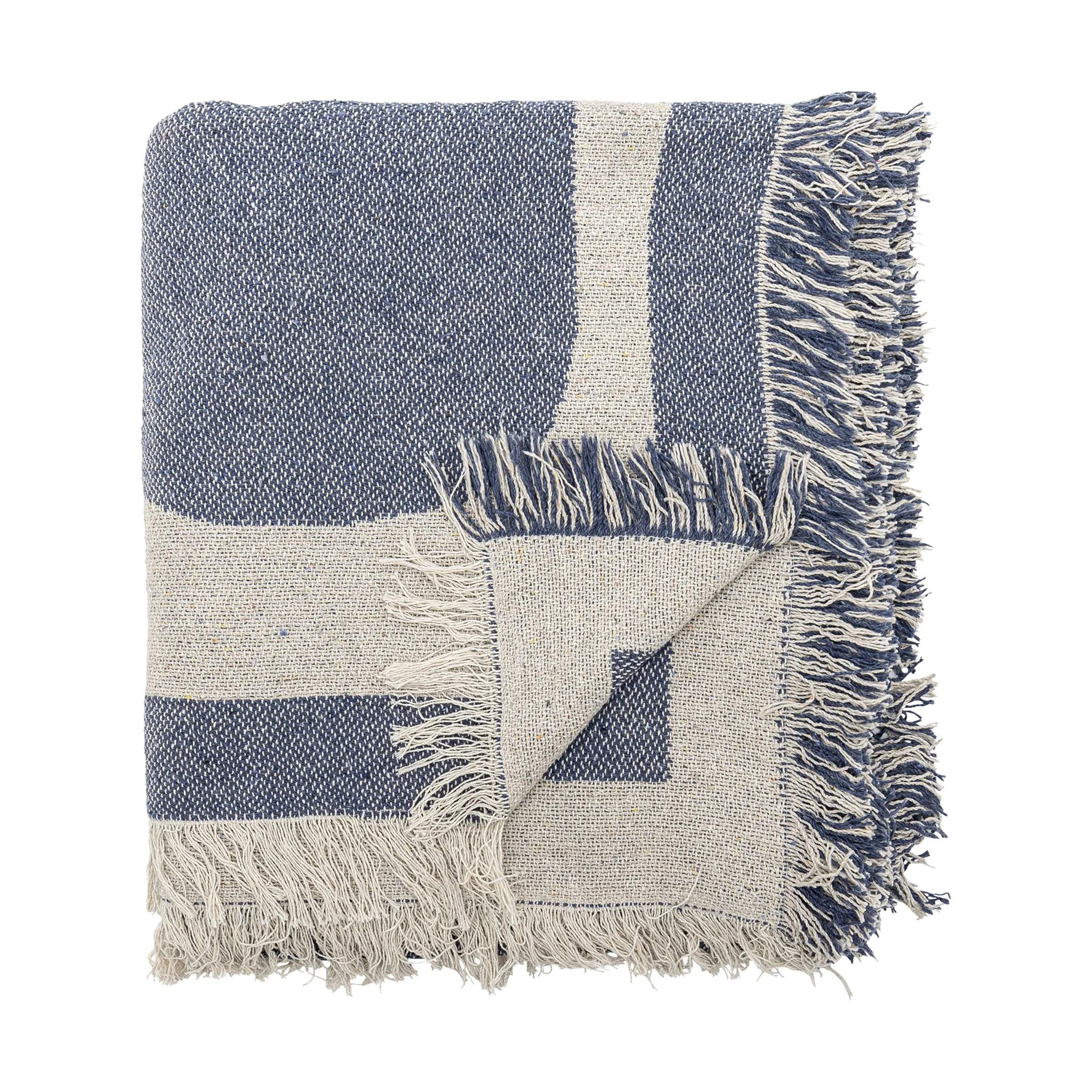 Bloomingville Plaider Ethan Plaid i Blå, 1