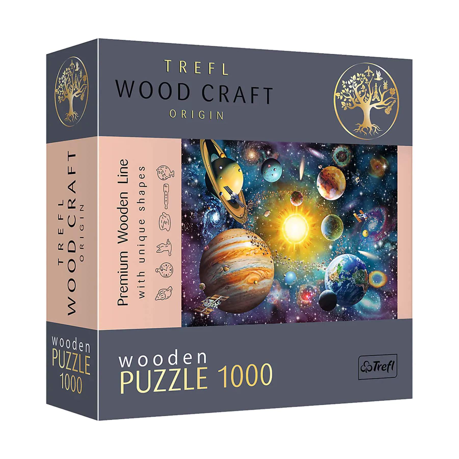Spilbræt Puslespil Puzzle Puslespil - Journey Through The Solar System i Journey Through The Solar System, 1