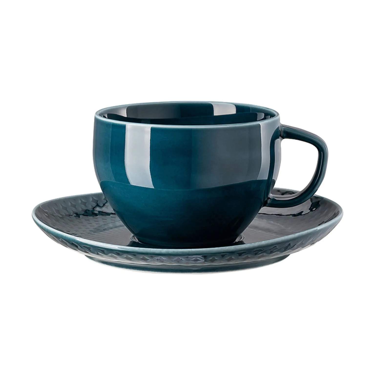 Rosenthal Krus og kopper med hank Junto Cafe au lait Kop i Blå, 3