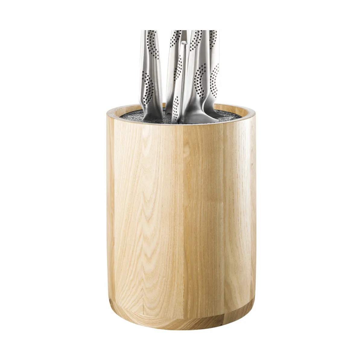 Universal Knivblok, asketræ, large
