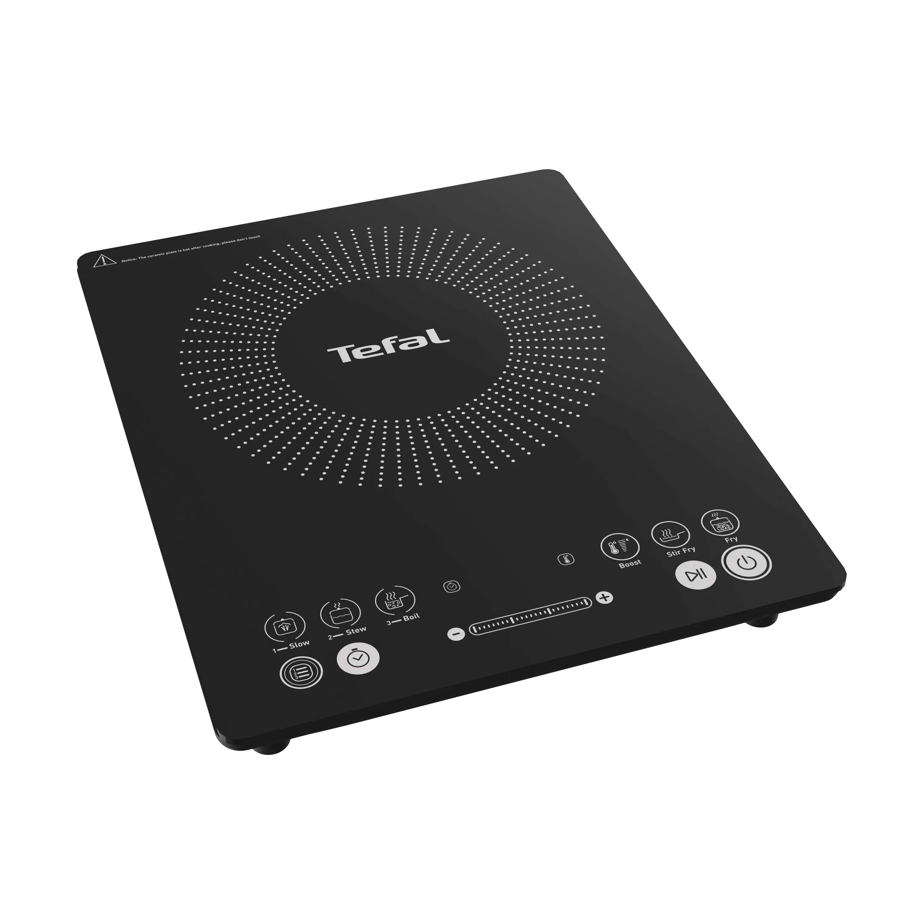 Tefal Kogeplader Slim Induktionskogeplade i Sort, 1